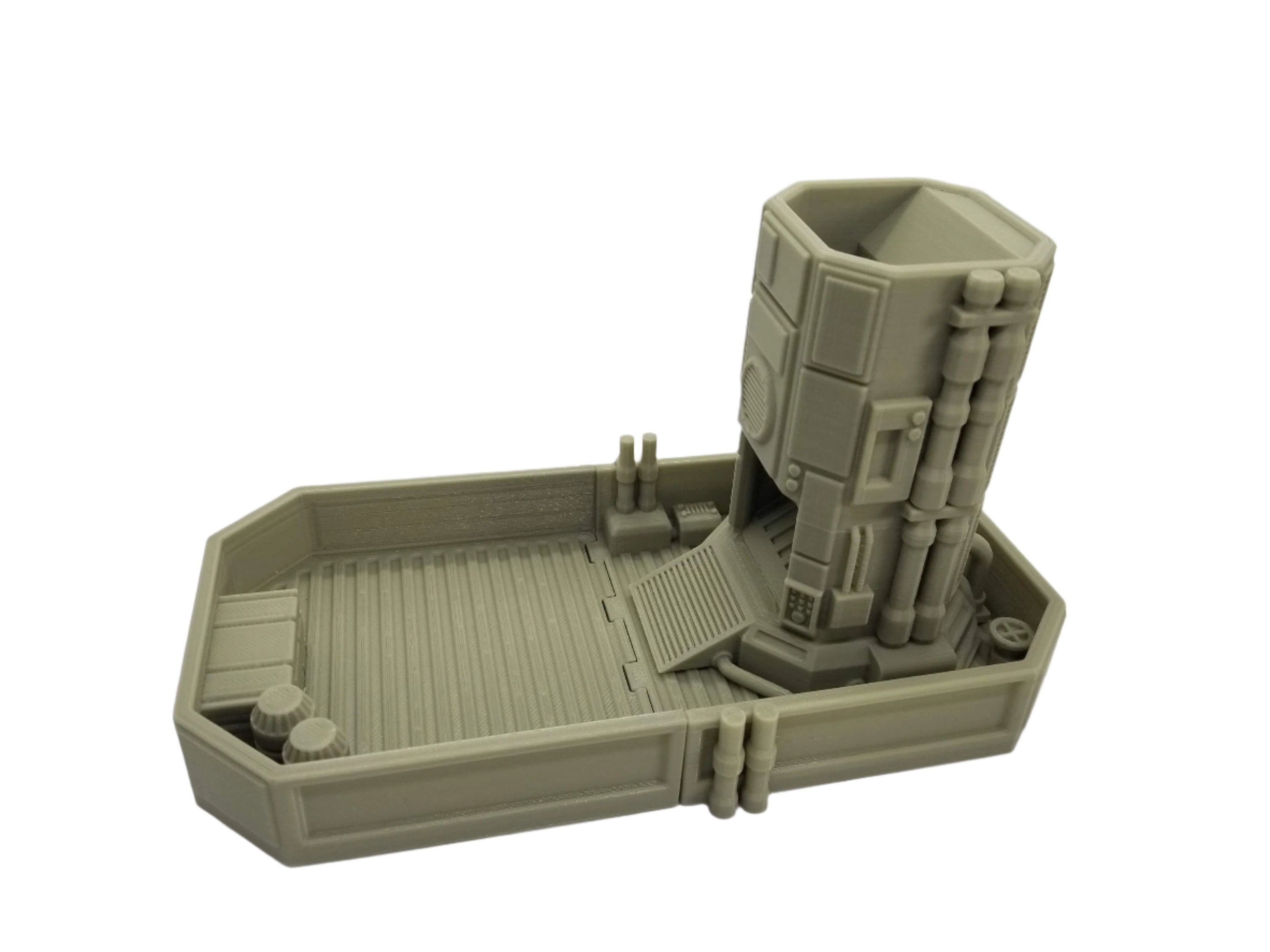 3d Printed SW Legion Compatible Dice Tower / Corvus Games Terrain Licensed Printer / Print to Order