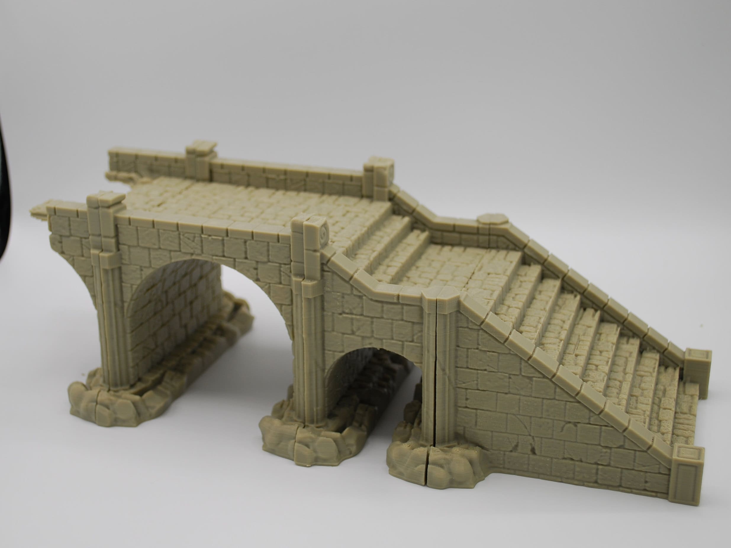 Stormguard - Ruined Bridge / 28mm Wargame / RPG 3d Printed Tabletop Terrain / RPG / Frostgrave / Age of Sigmar /