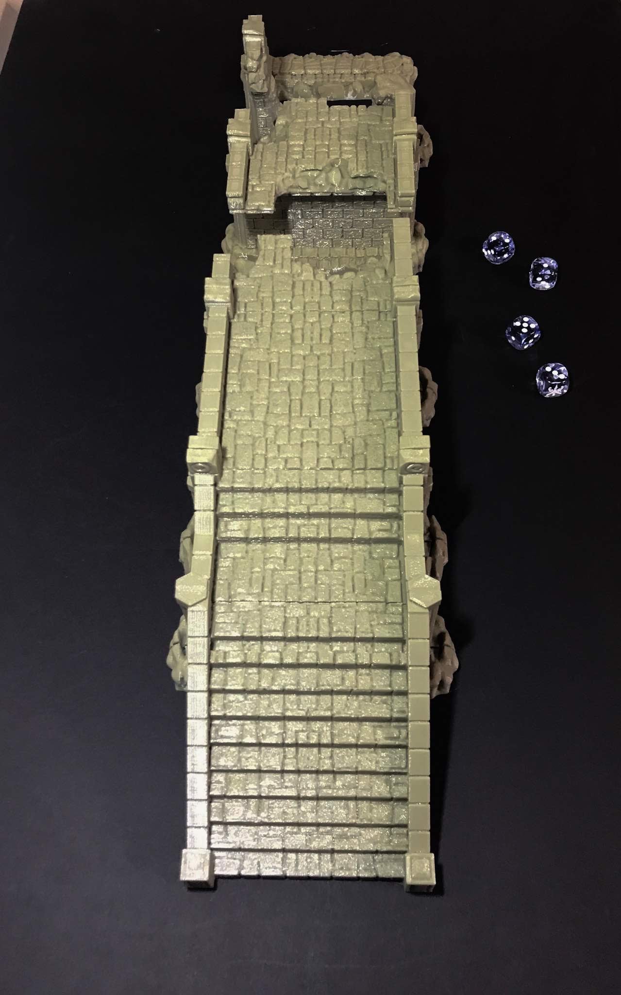 Stormguard - Ruined Bridge / 28mm Wargame / RPG 3d Printed Tabletop Terrain / RPG / Frostgrave / Age of Sigmar /