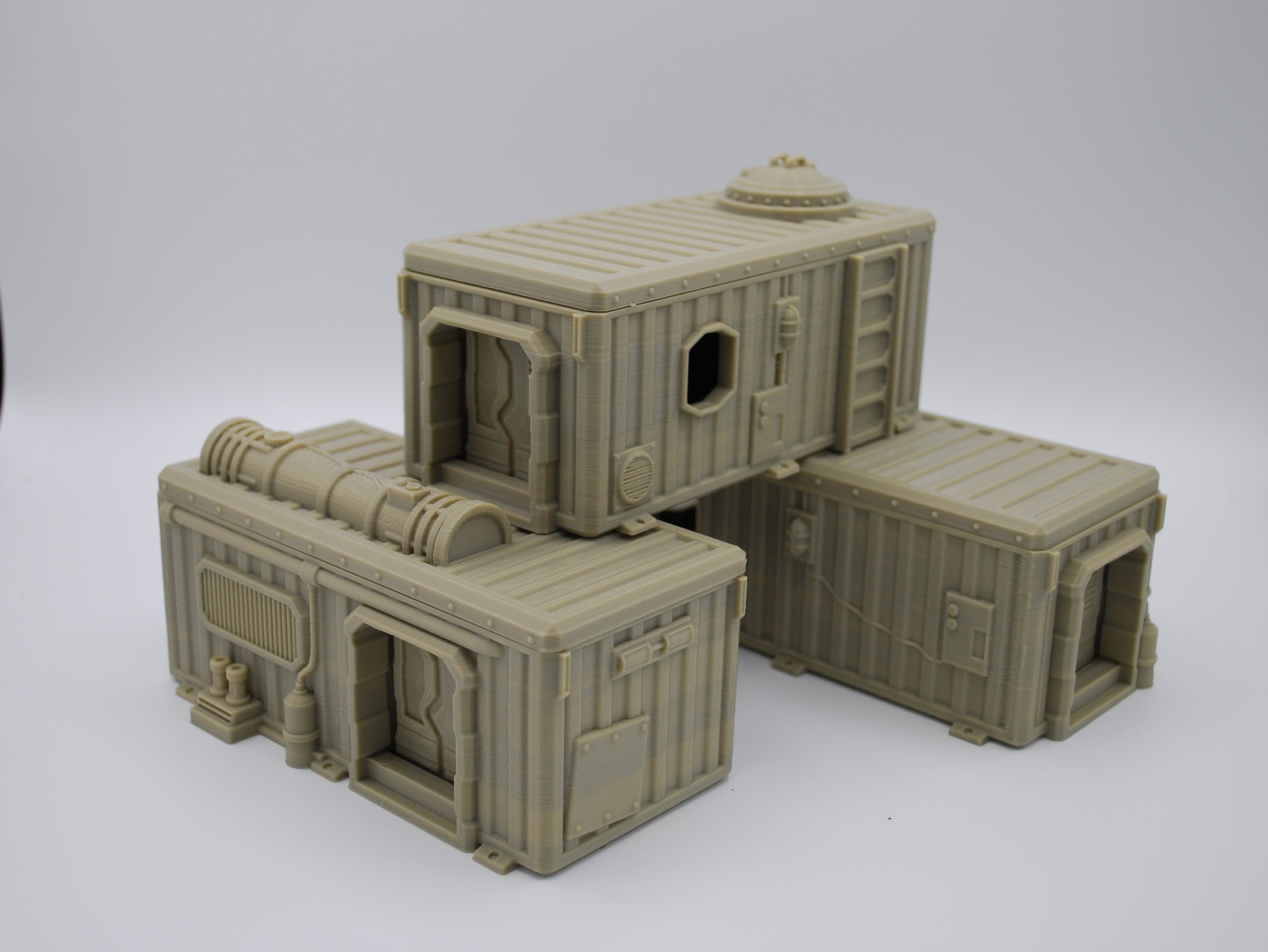 HAB Pack 1 / SW Legion / Shatterpoint / 40k / 3d Printed Compatible Terrain / Corvus Games Terrain Licensed Printer