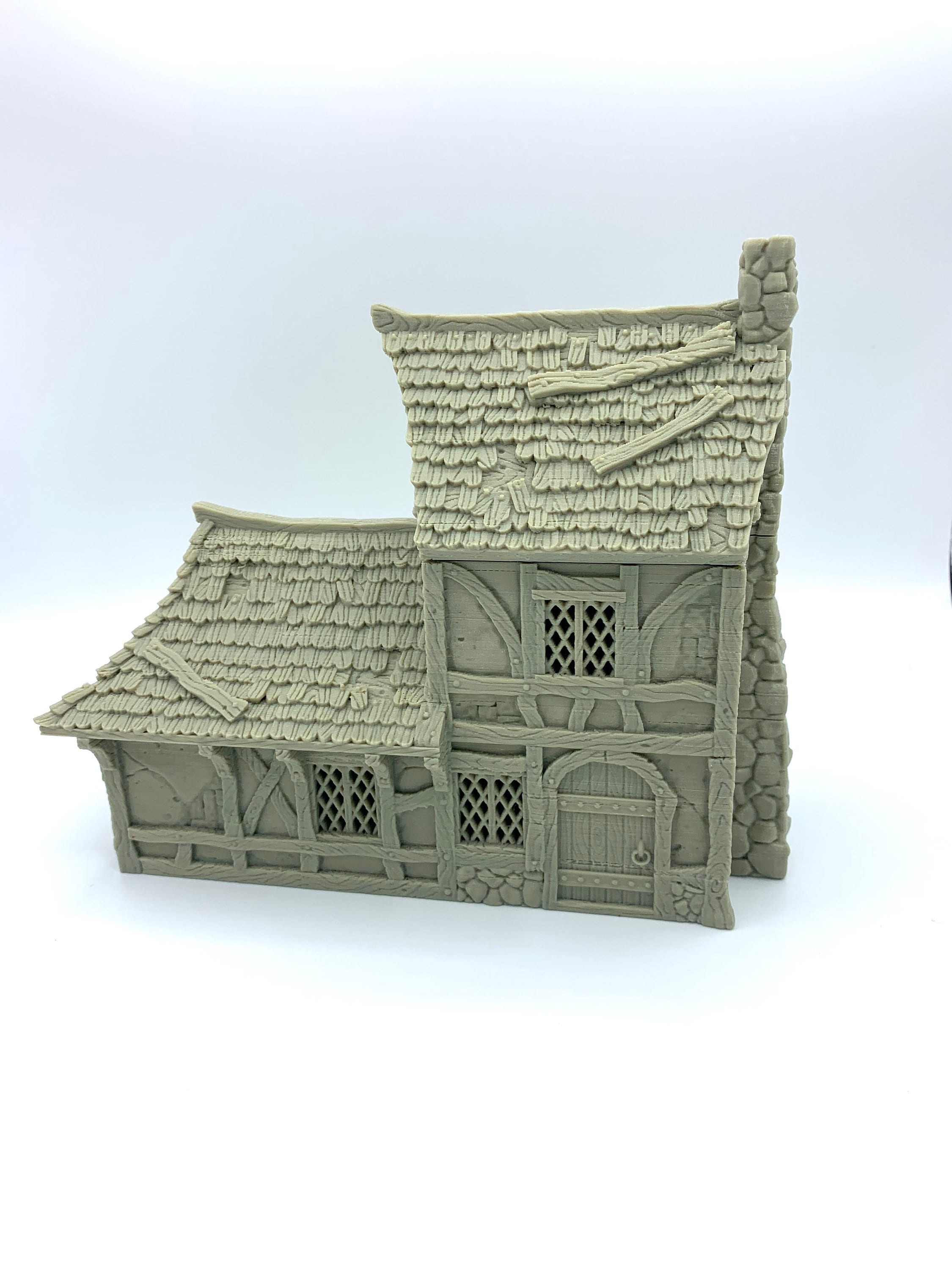 City Of Tarok - Medieval House 2 / 28mm Wargame / RPG 3d Printed Tabletop Terrain