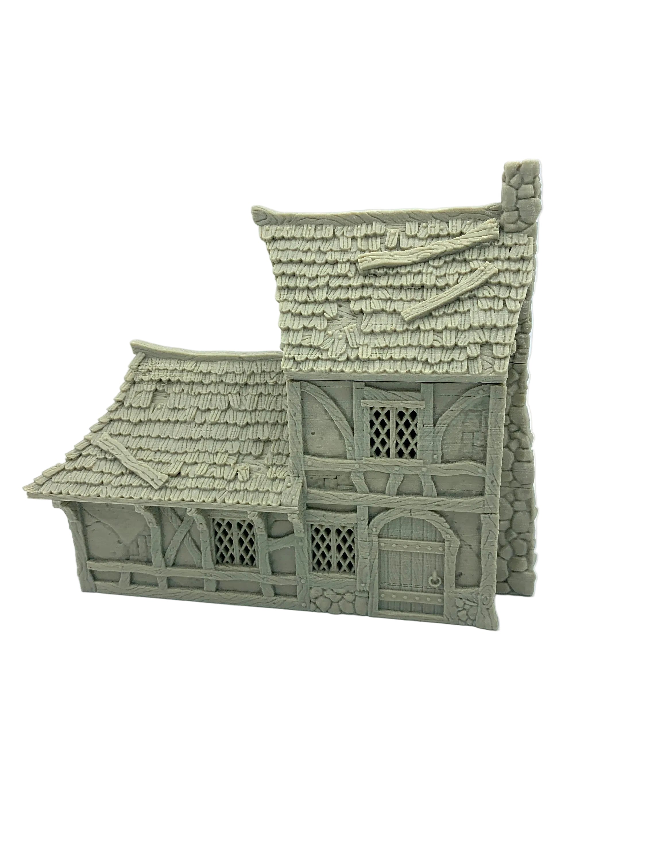City Of Tarok - Medieval House 2 / 28mm Wargame / RPG 3d Printed Tabletop Terrain