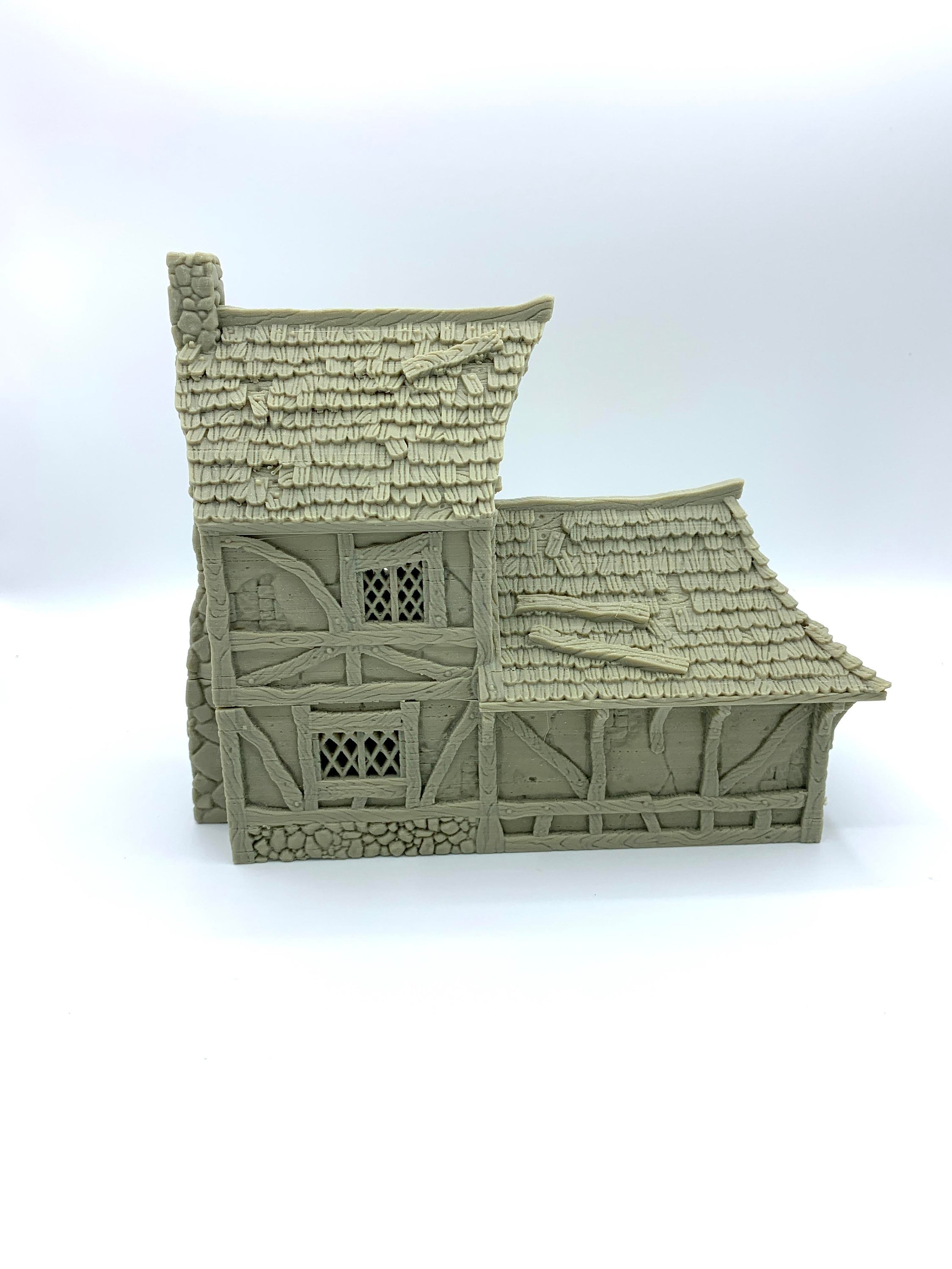 City Of Tarok - Medieval House 2 / 28mm Wargame / RPG 3d Printed Tabletop Terrain