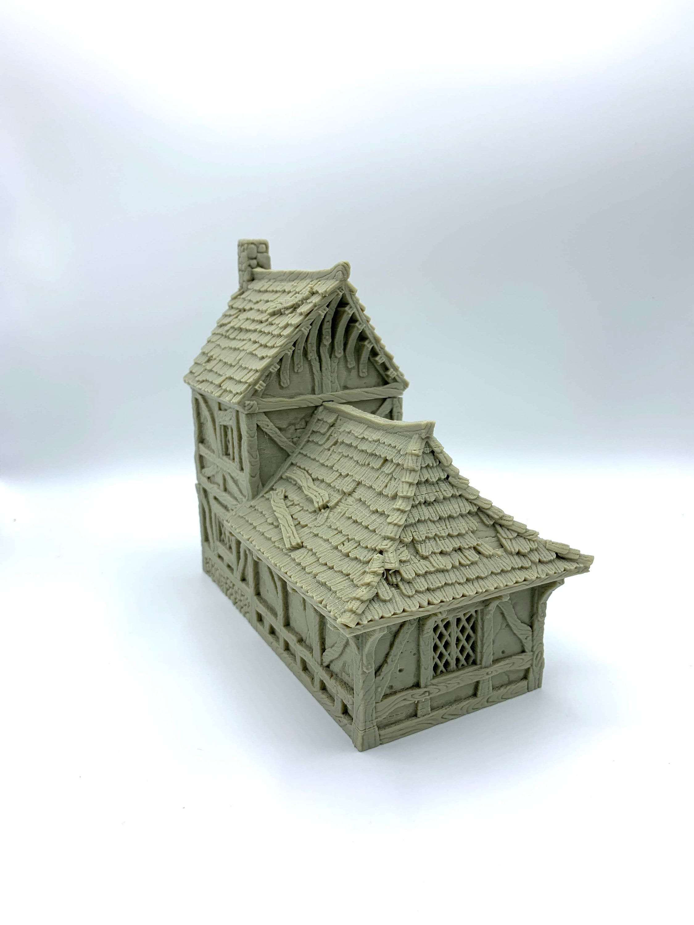 City Of Tarok - Medieval House 2 / 28mm Wargame / RPG 3d Printed Tabletop Terrain