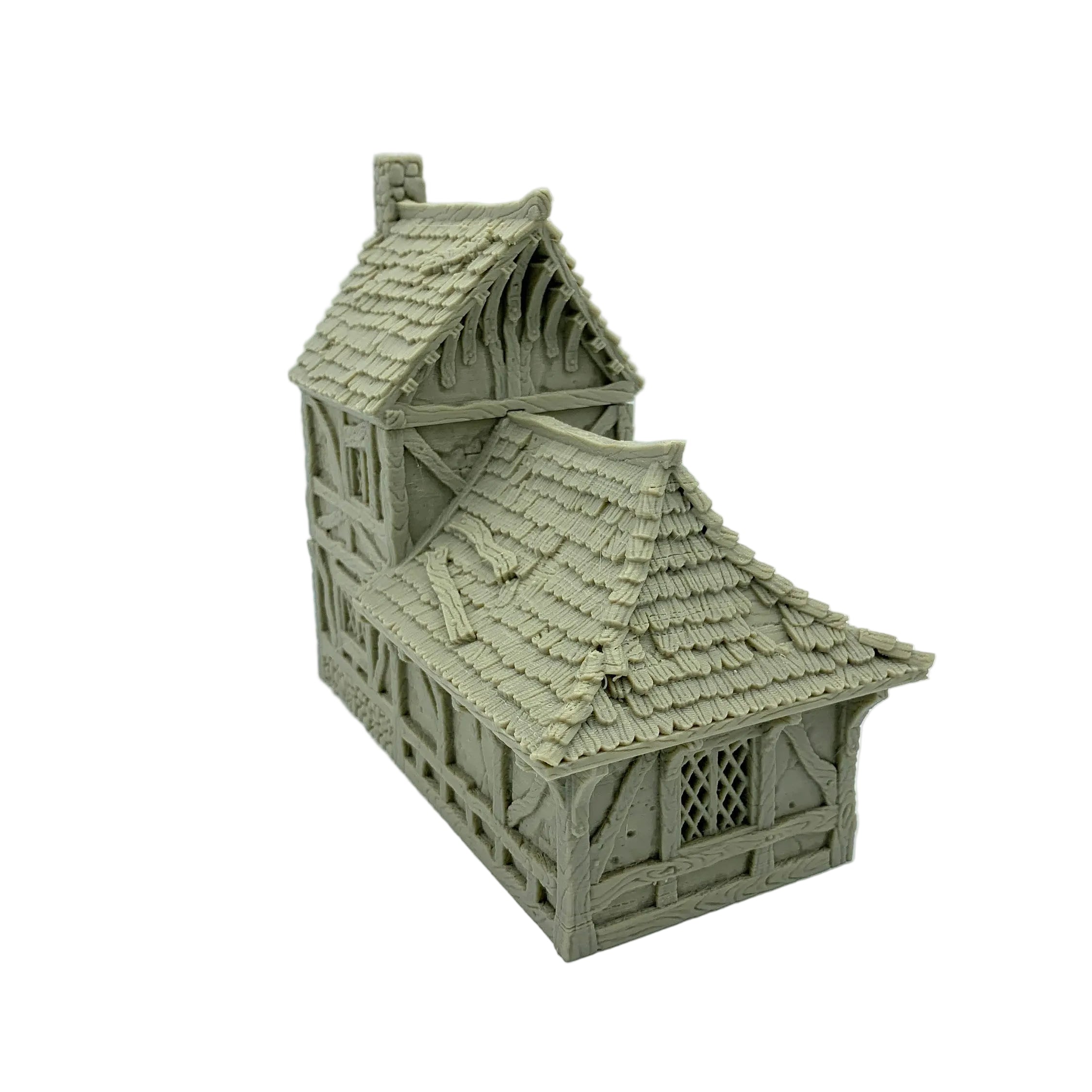 City Of Tarok - Medieval House 2 / 28mm Wargame / RPG 3d Printed Tabletop Terrain