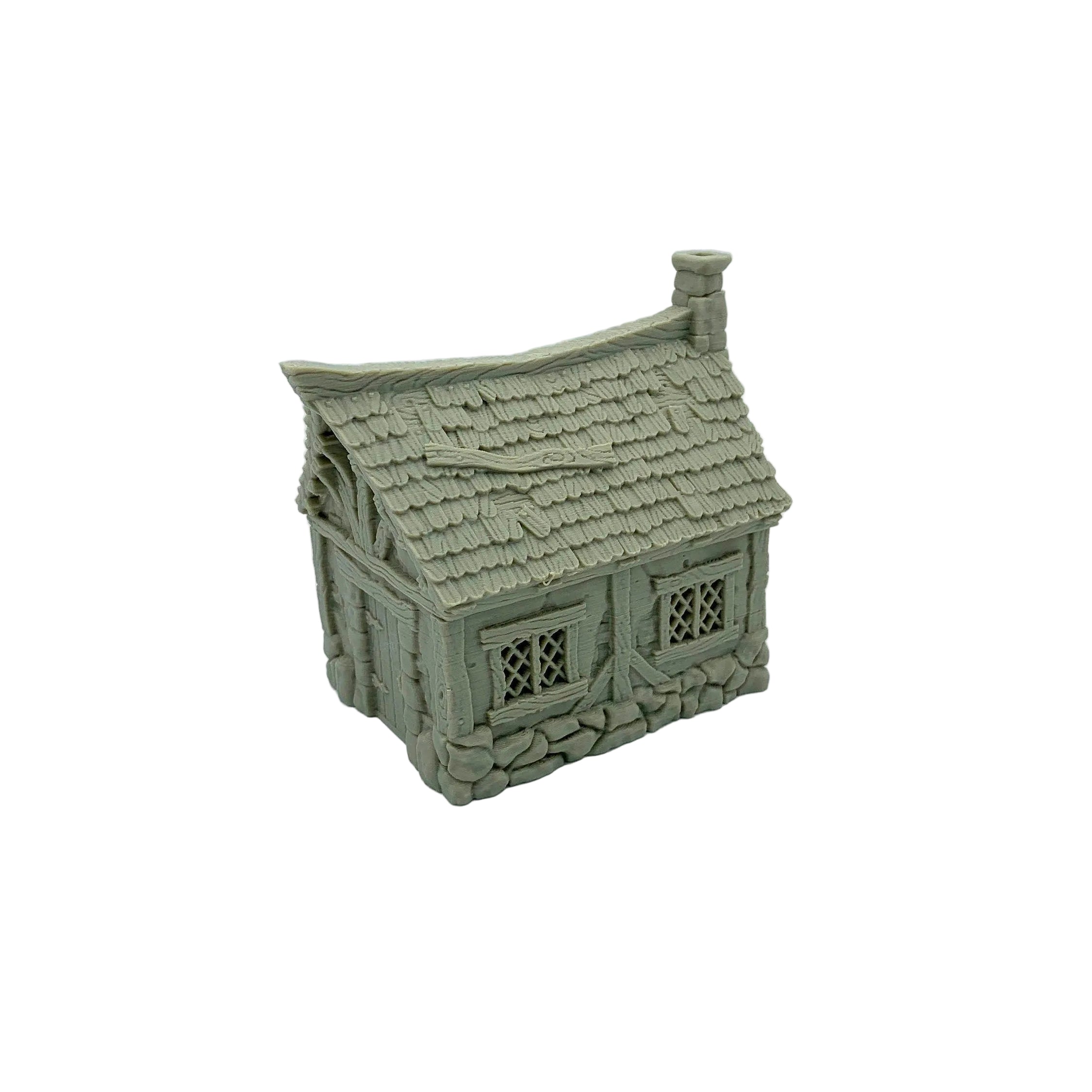 City Of Tarok - Medieval House 1 / 28mm Wargame / RPG 3d Printed Tabletop Terrain