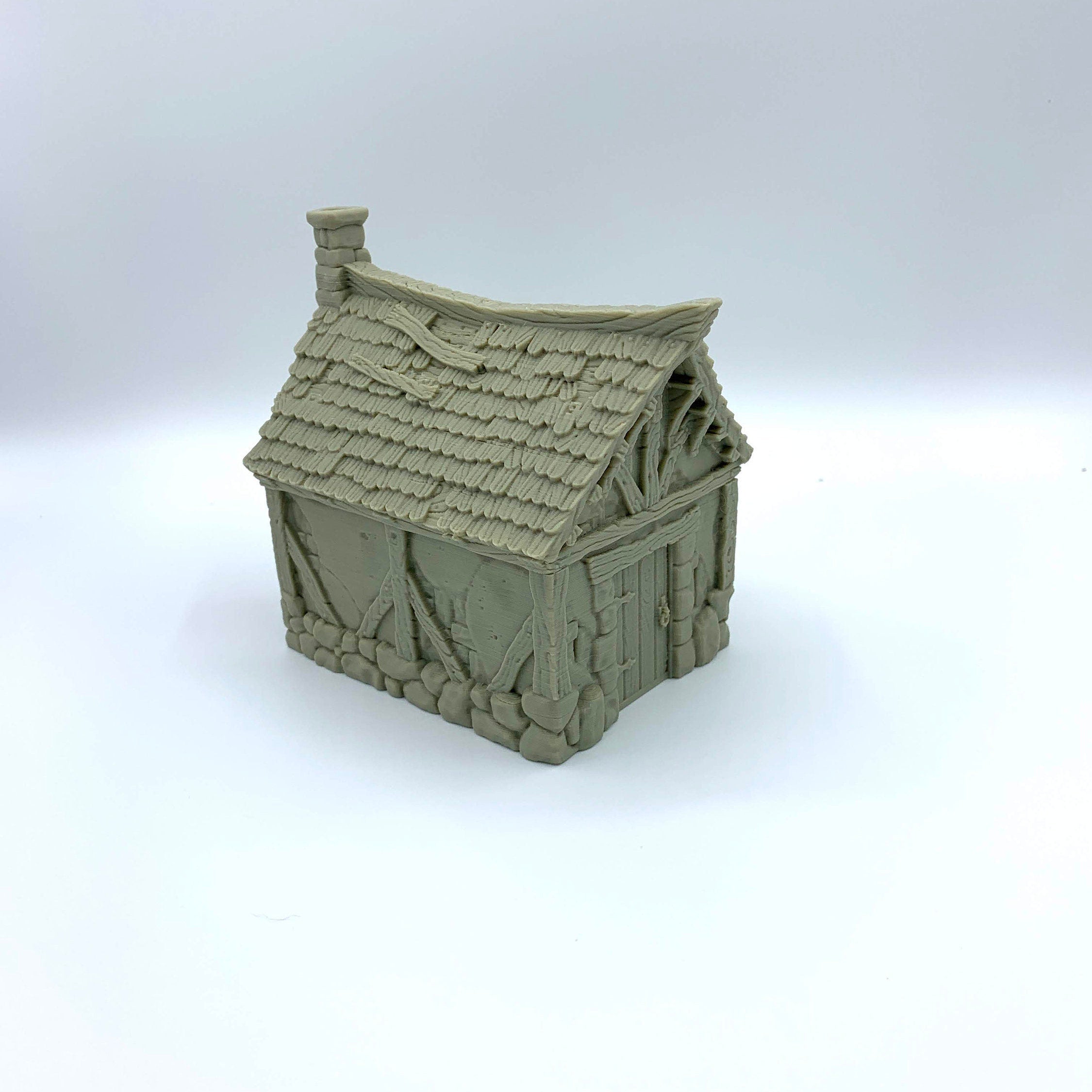 City Of Tarok - Medieval House 1 / 28mm Wargame / RPG 3d Printed Tabletop Terrain