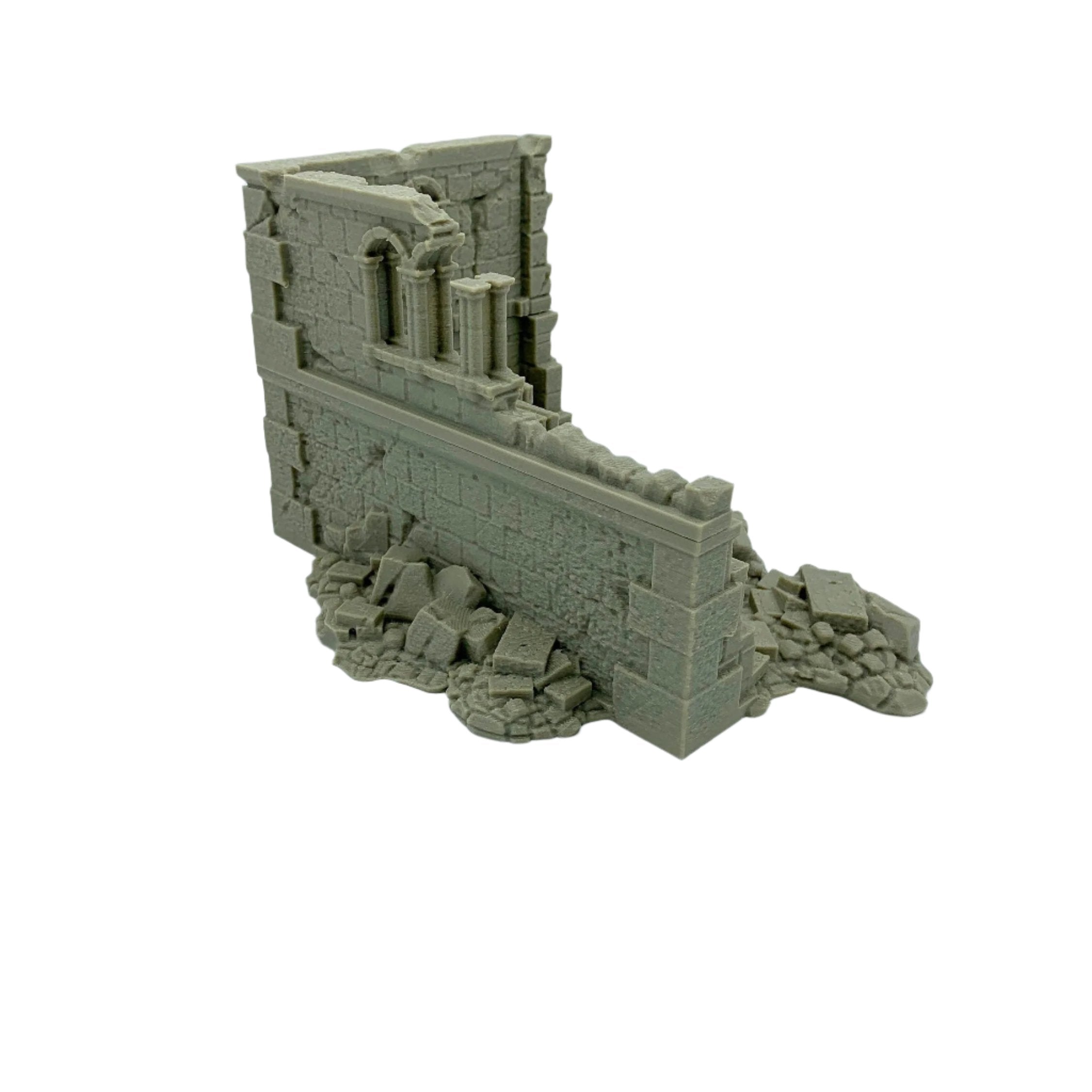 Stormguard - Ruined House 2 / 28mm Wargame / RPG 3d Printed Tabletop Wargaming Terrain