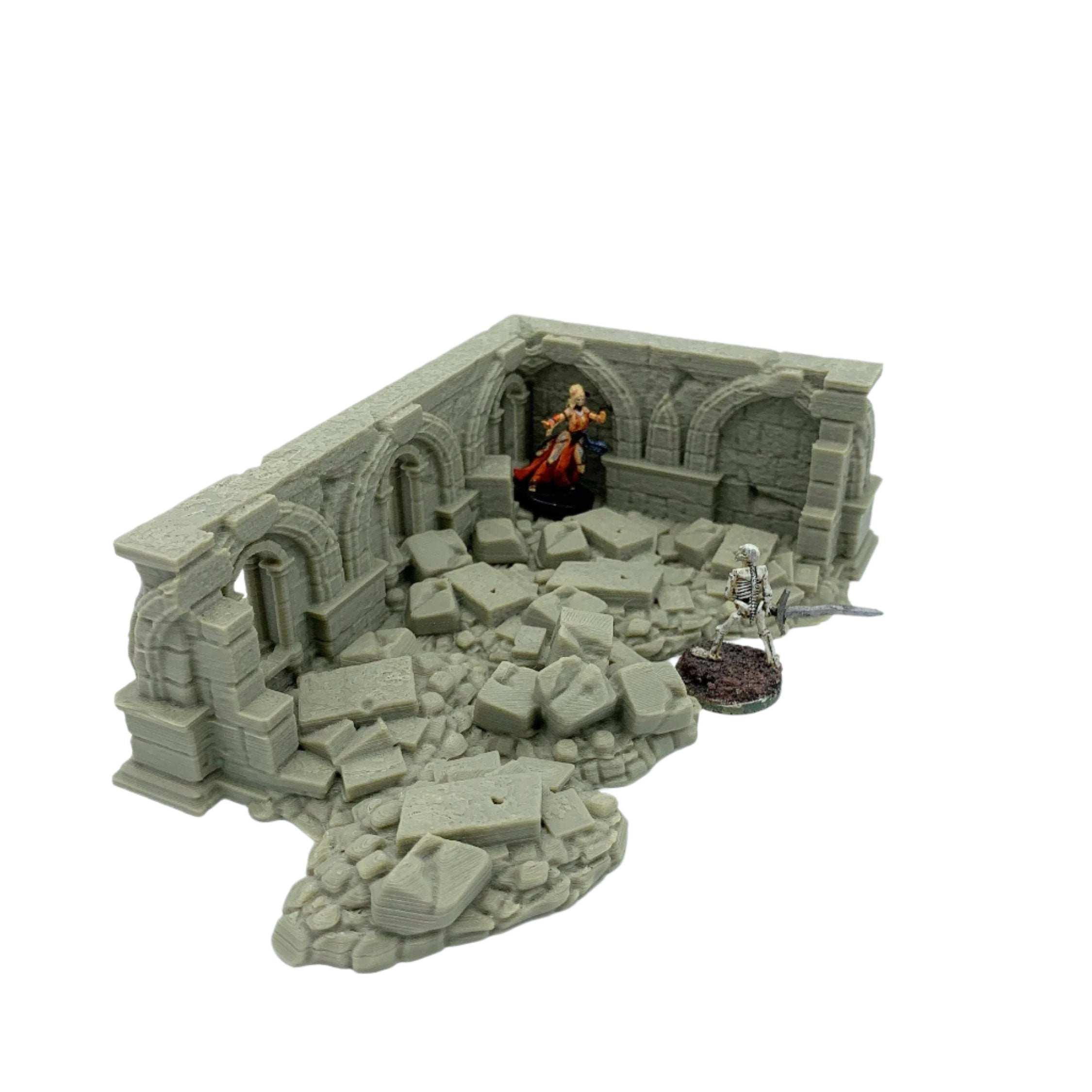 Stormguard - Ruined House 3 / 28mm Wargame / RPG 3d Printed Tabletop Wargaming Terrain