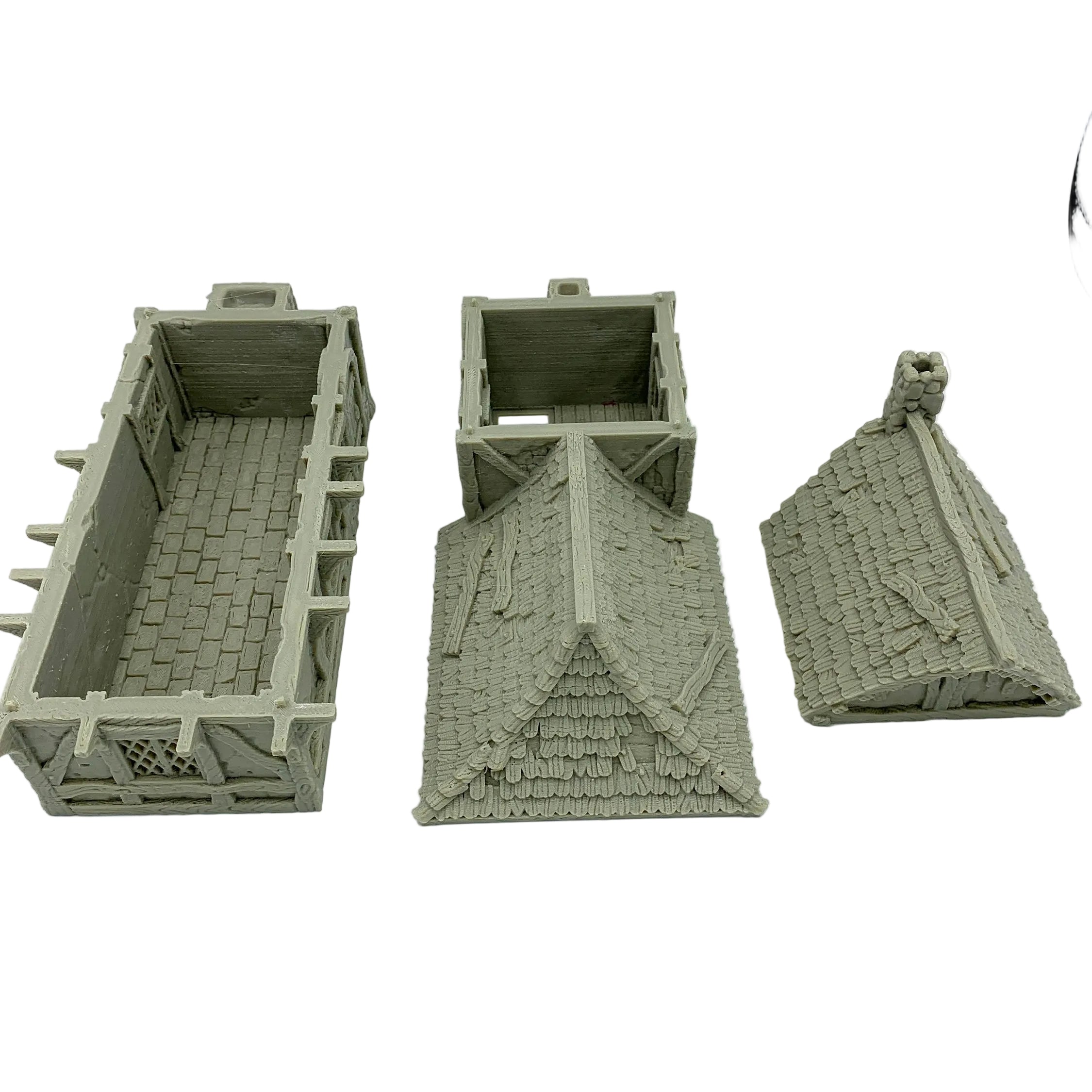City Of Tarok - Medieval House 2 / 28mm Wargame / RPG 3d Printed Tabletop Terrain