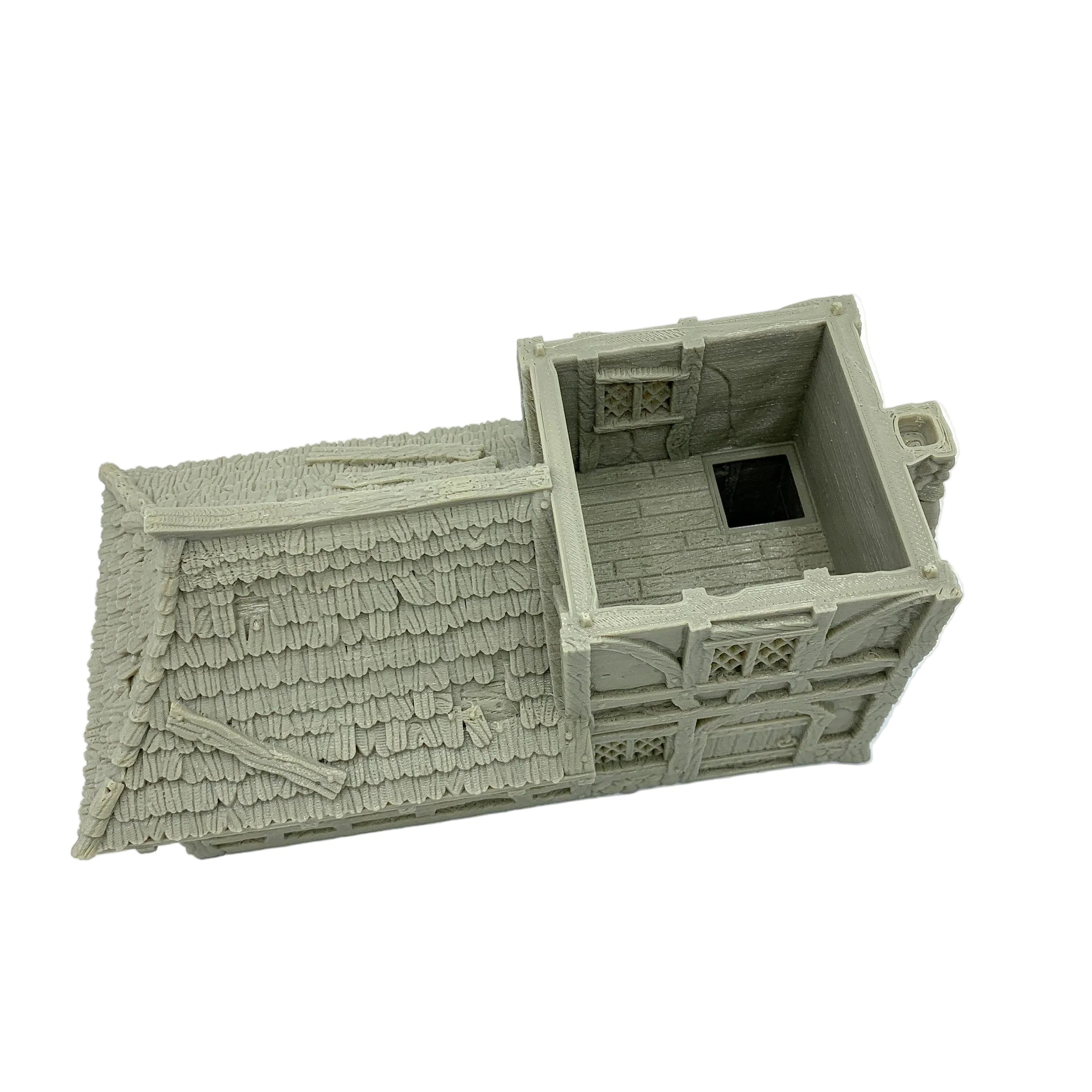 City Of Tarok - Medieval House 2 / 28mm Wargame / RPG 3d Printed Tabletop Terrain