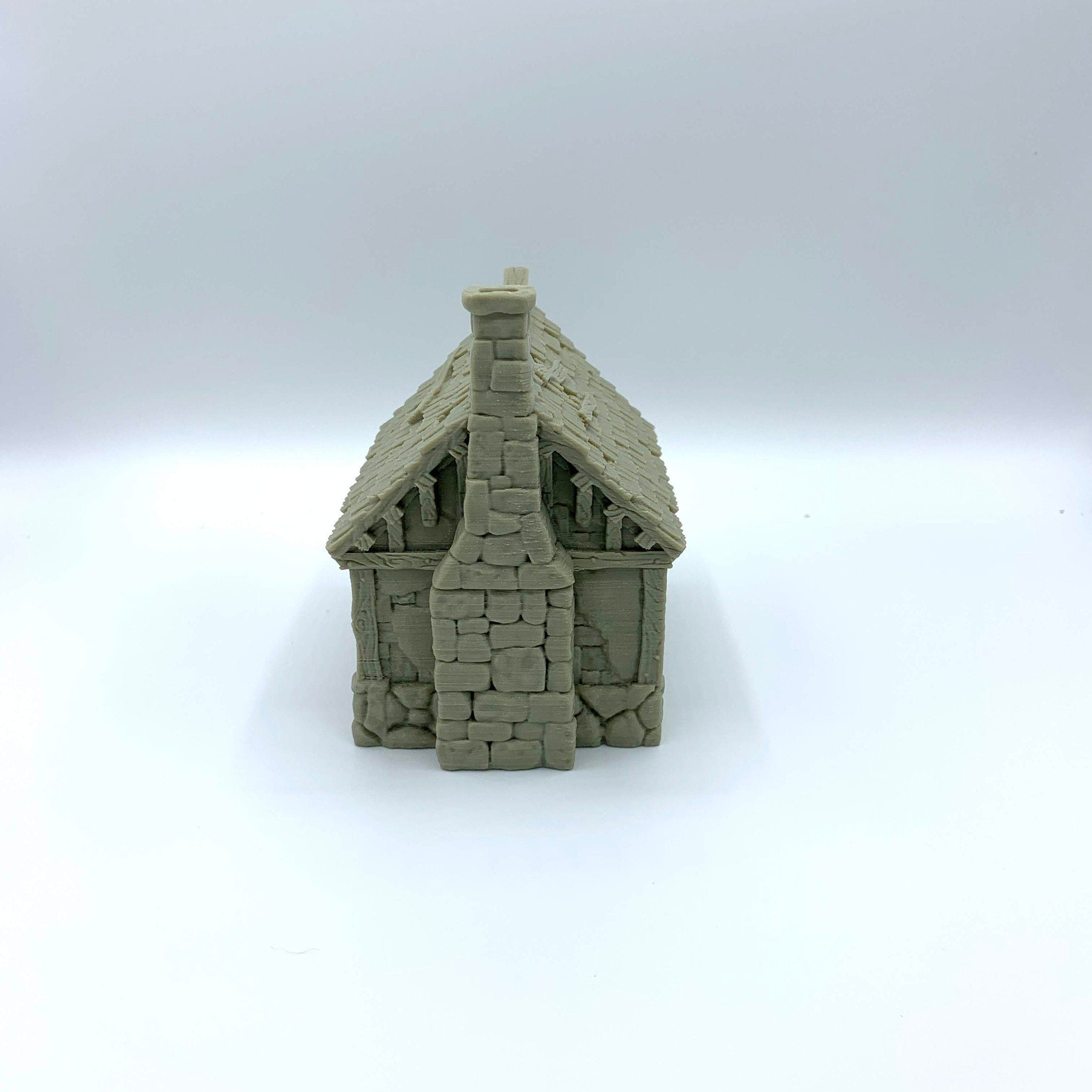 City Of Tarok - Medieval House 1 / 28mm Wargame / RPG 3d Printed Tabletop Terrain
