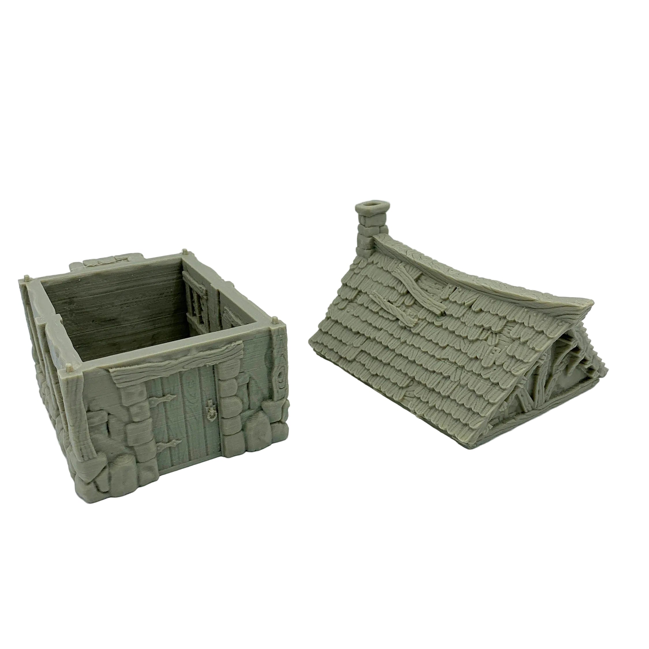 City Of Tarok - Medieval House 1 / 28mm Wargame / RPG 3d Printed Tabletop Terrain
