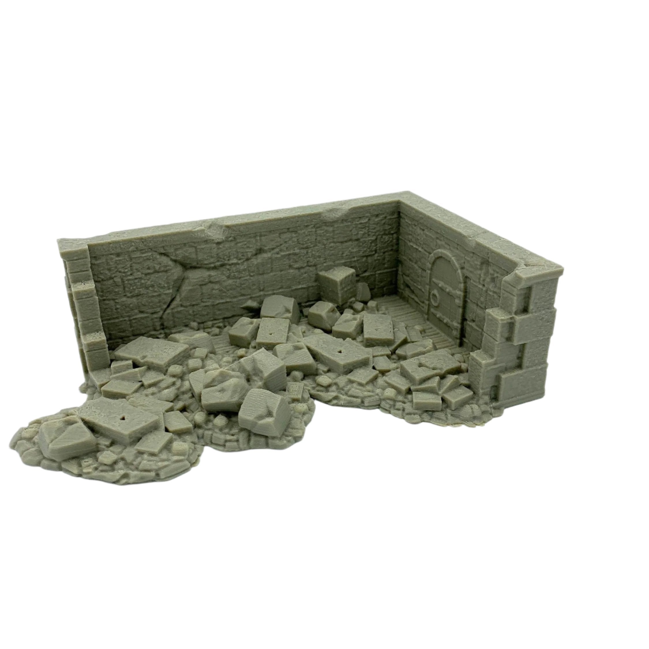 Stormguard - Ruined House 4 / 28mm Wargame / RPG 3d Printed Tabletop Wargaming Terrain