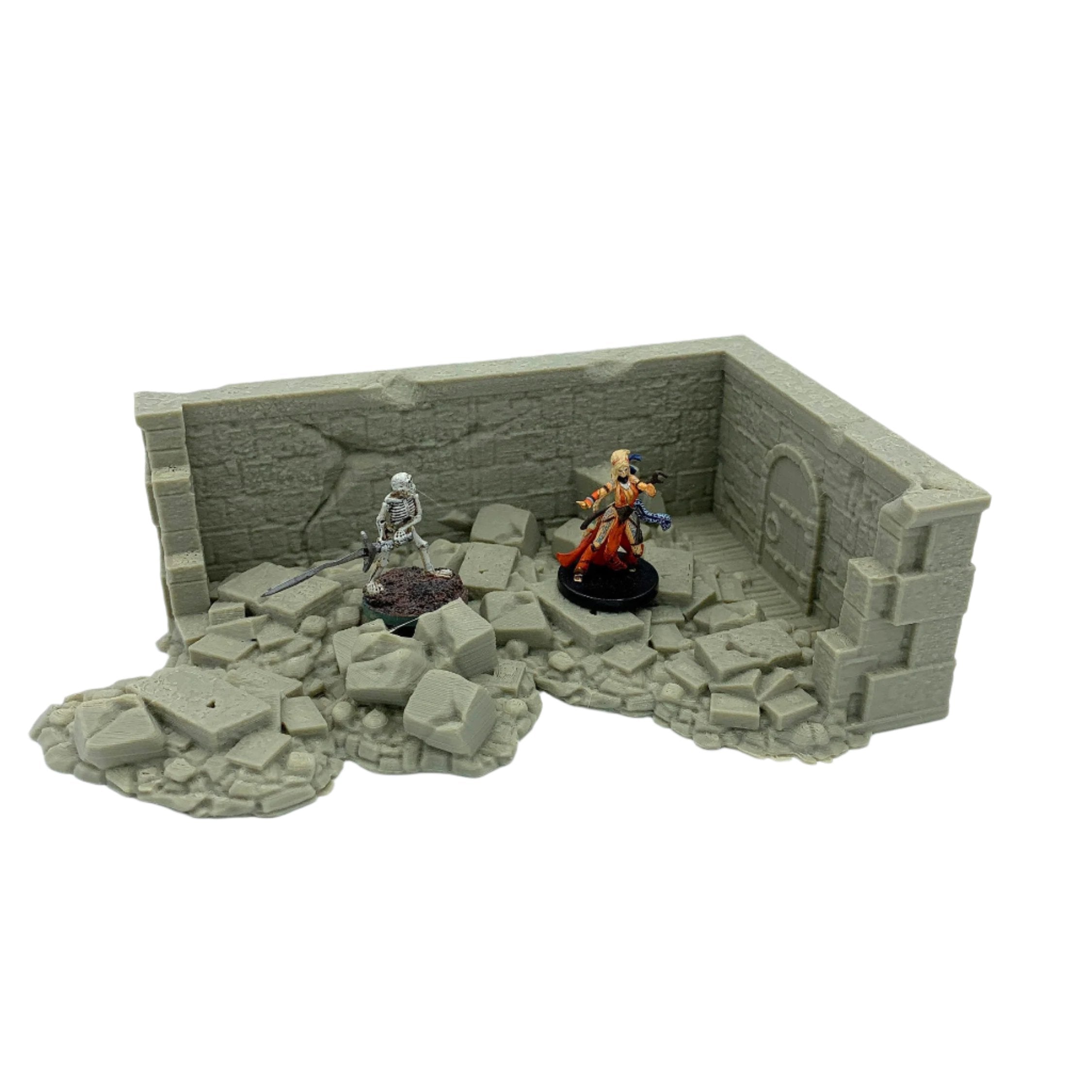 Stormguard - Ruined House 4 / 28mm Wargame / RPG 3d Printed Tabletop Wargaming Terrain