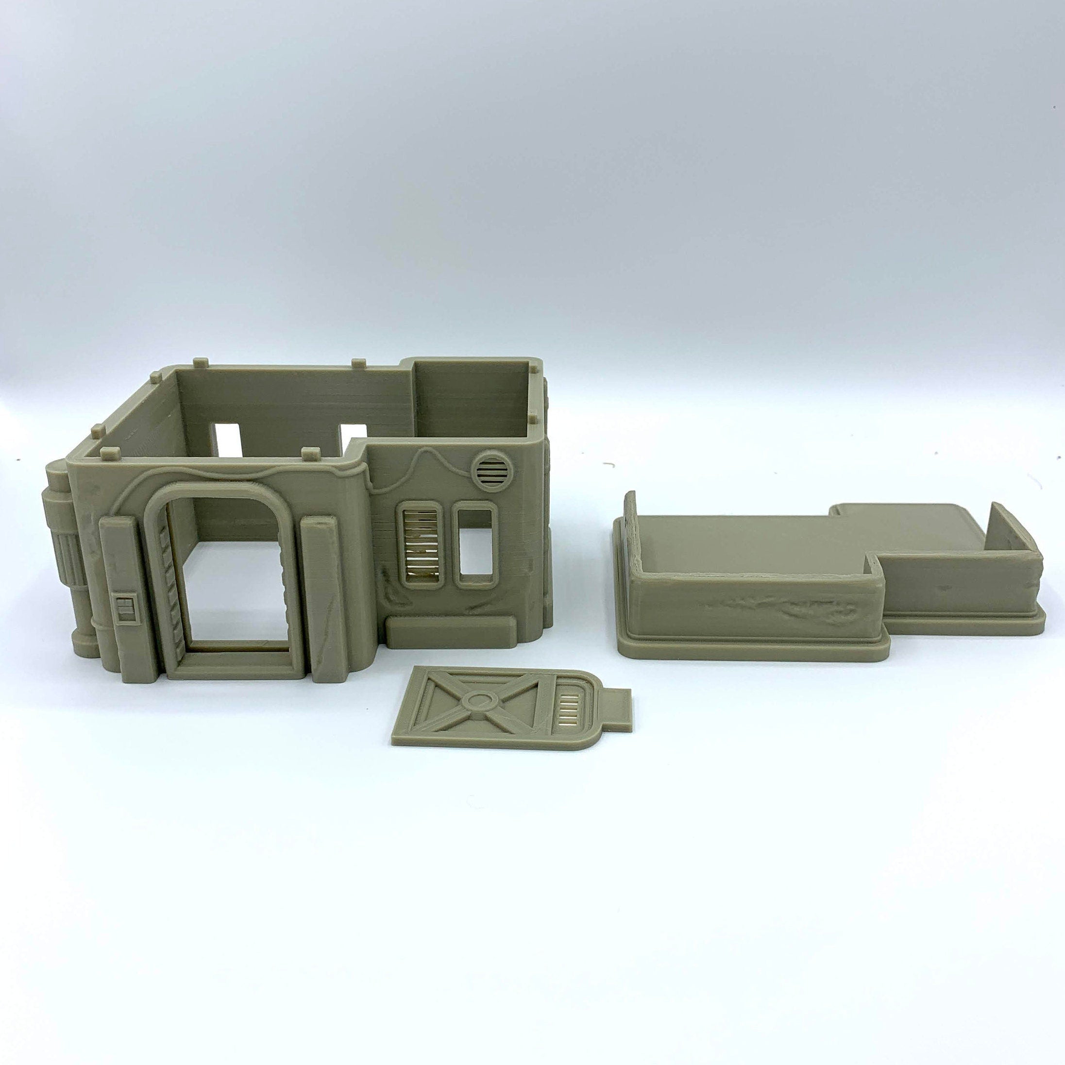 Desert Town House 'D' /SW Legion / Warhammer 40K / 3d Printed Compatible Terrain / Corvus Games Terrain Licensed Printer