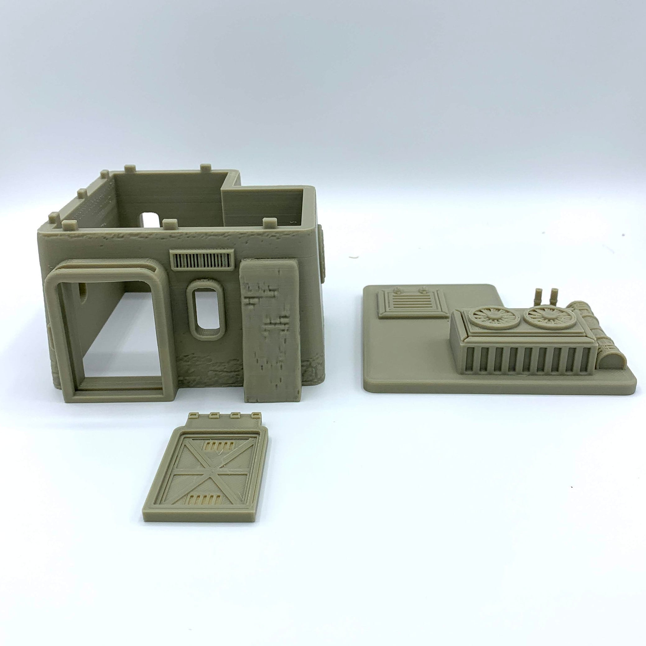 Desert Town House 'C' /SW Legion / Warhammer 40K / 3d Printed Compatible Terrain / Corvus Games Terrain Licensed Printer