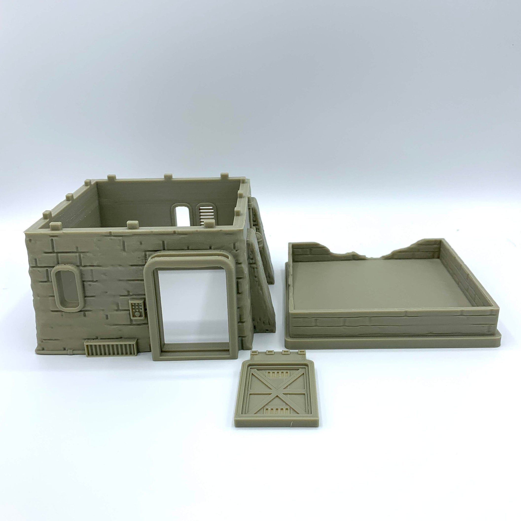 Desert Town House 'B' /Star Wars Legion / Warhammer 40K / 3d Printed Compatible Terrain / Corvus Games Terrain Licensed Printer