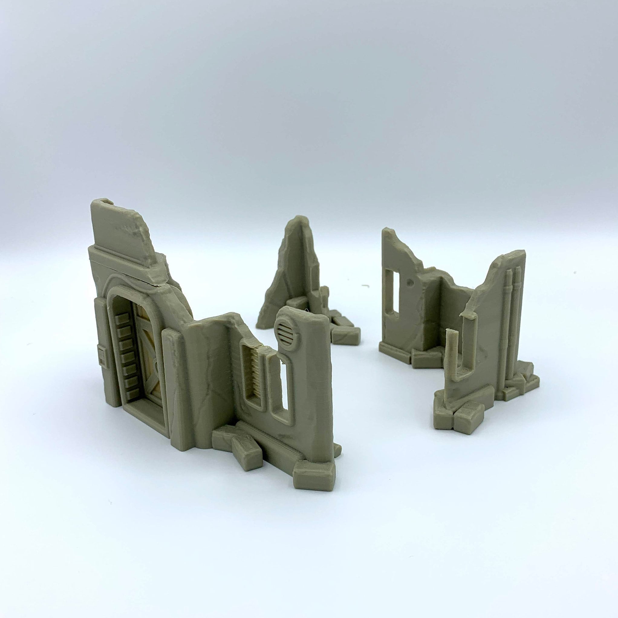 Desert Town House 'D' Ruin /SW Legion / Warhammer 40K / 3d Printed Compatible Terrain / Corvus Games Terrain Licensed Printer