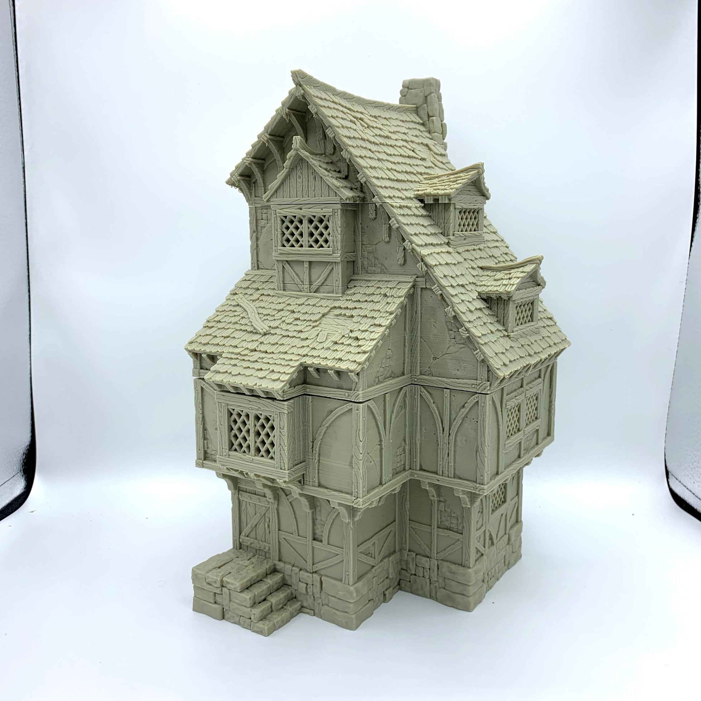 City Of Tarok - Large House 1 / 28mm Wargame / RPG 3d Printed Tabletop Terrain