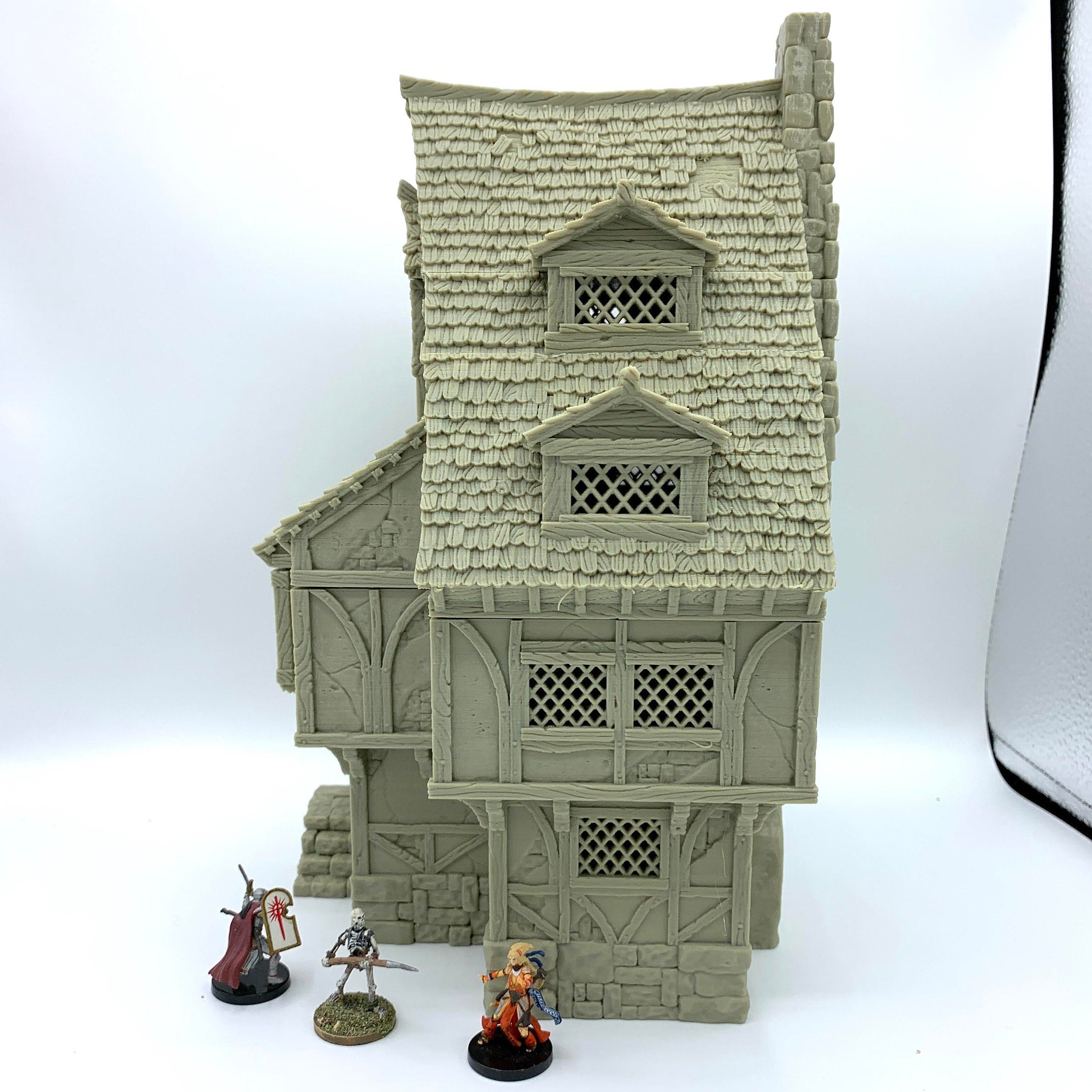 City Of Tarok - Large House 1 / 28mm Wargame / RPG 3d Printed Tabletop Terrain