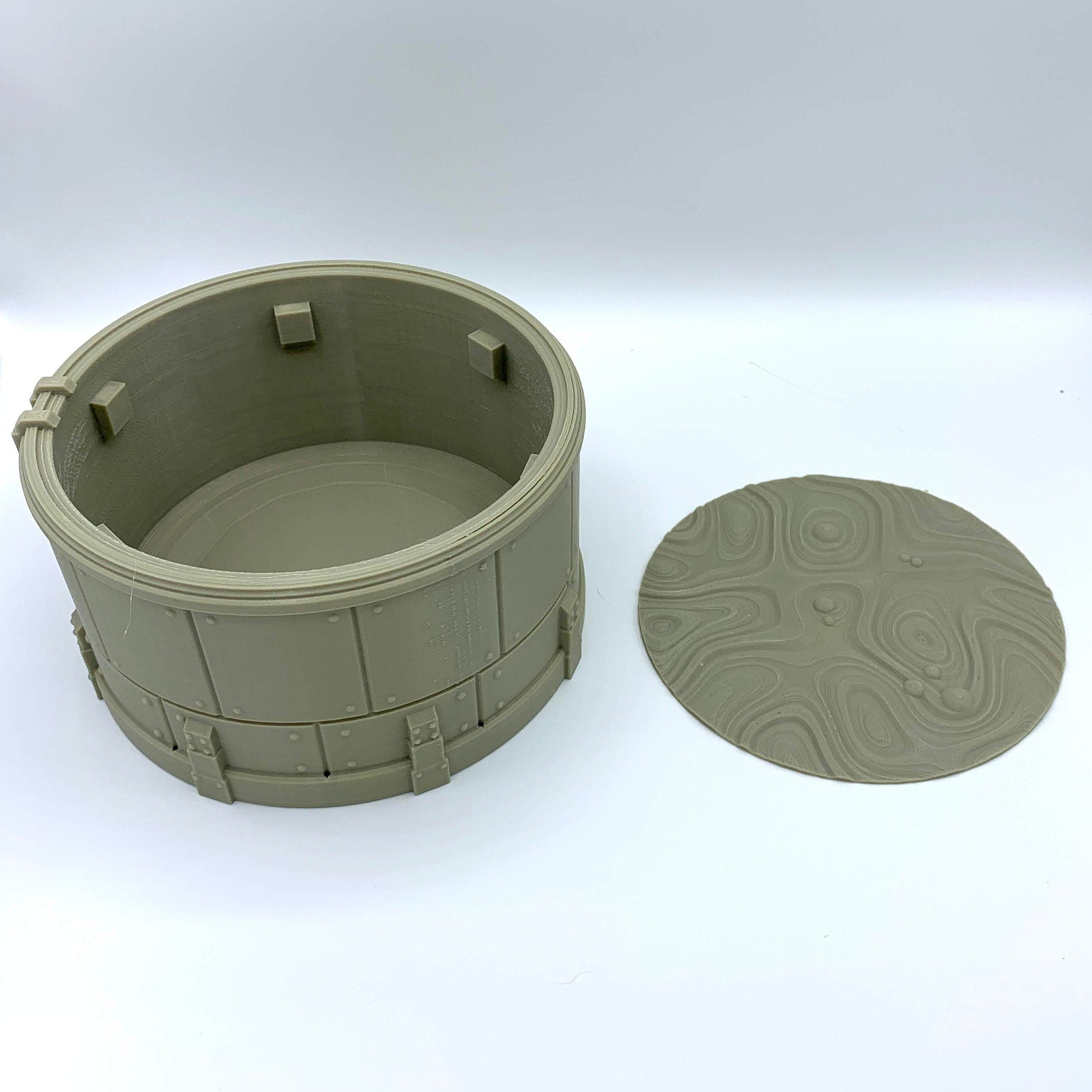 CP Chem Tank 3 / 40mm Crisis Protocol Compatible / Modern /3d Printed Compatible Terrain / Corvus Games Terrain Licensed Printer