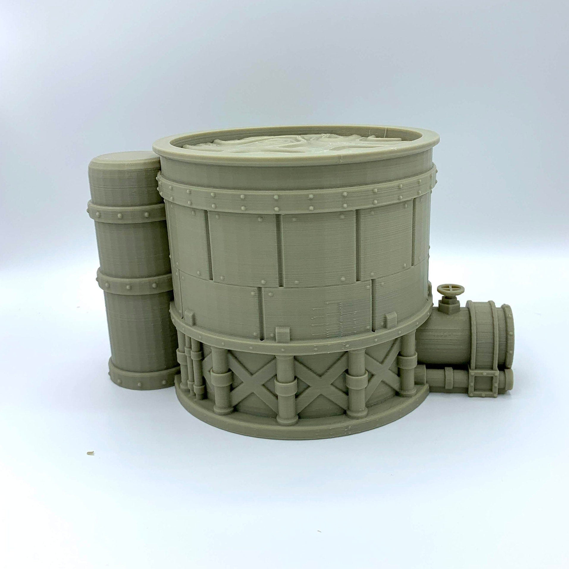CP Chem Tank 2 / 40mm Crisis Protocol Compatible / Modern /3d Printed Compatible Terrain / Corvus Games Terrain Licensed Printer