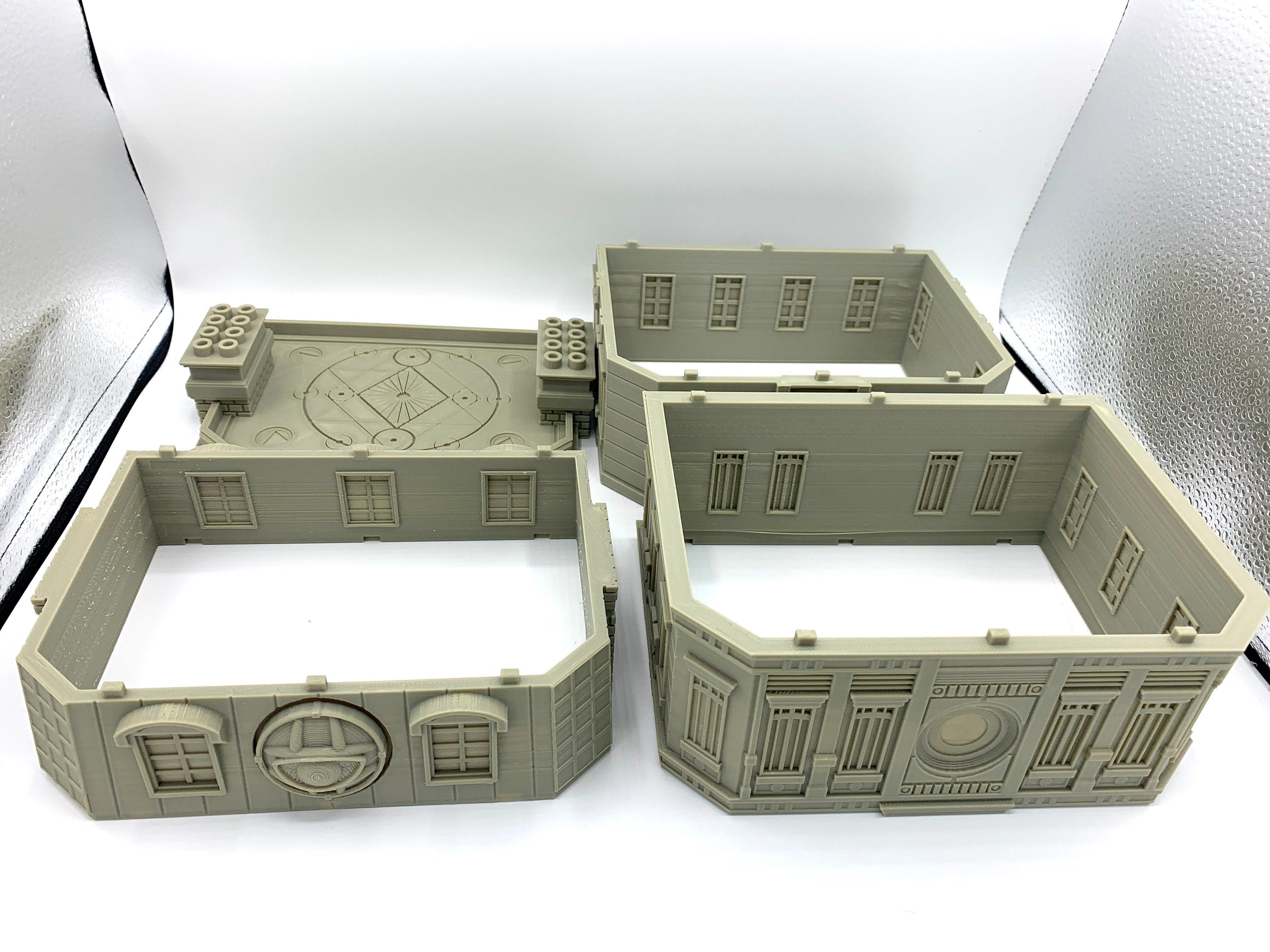 3d Printed Urban Mystical House / Crisis Protocol Compatible Option / Corvus Games Terrain Licensed Printer / Print to Order