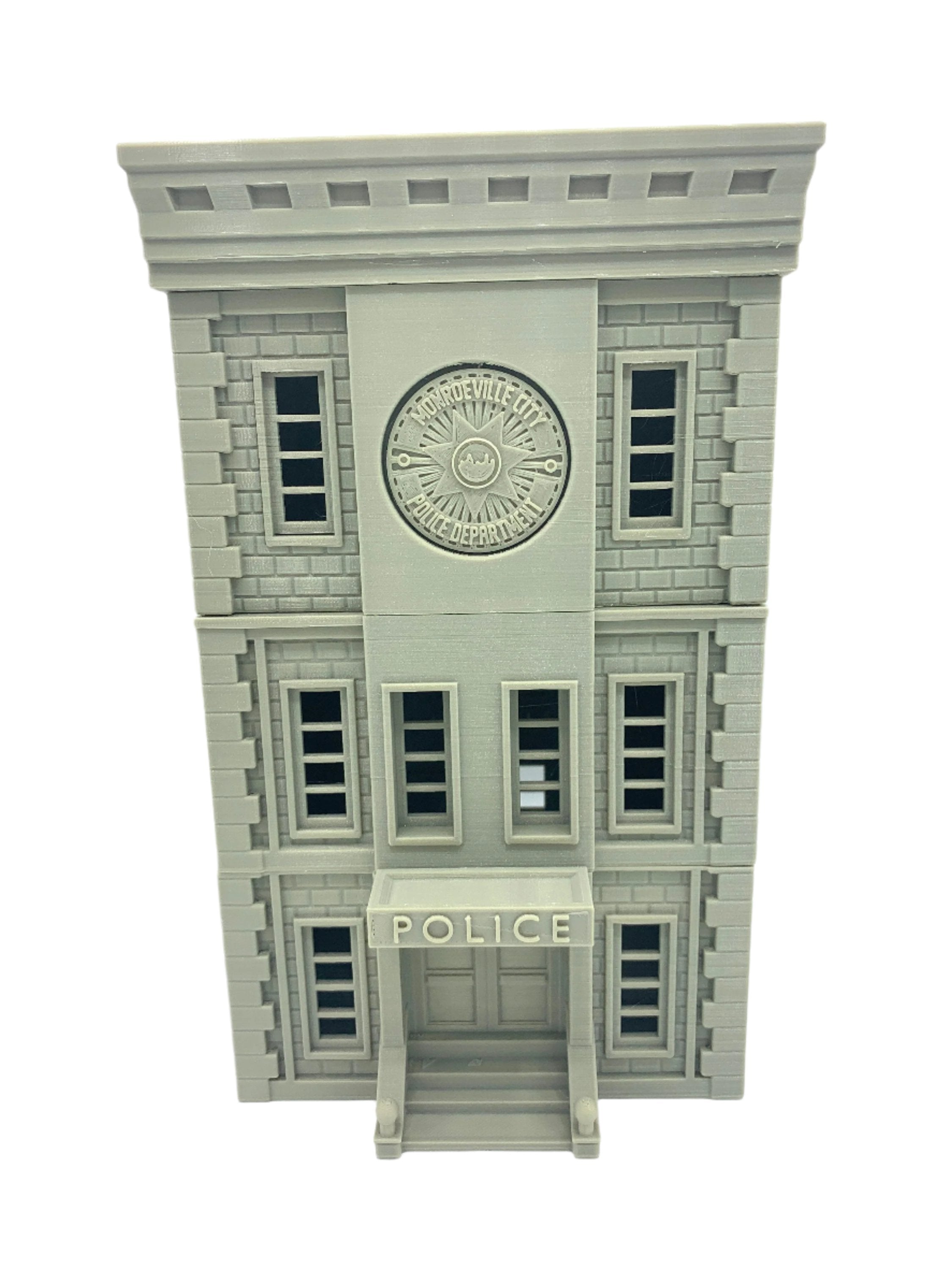 3d Printed Police Station / Crisis Protocol Compatible Option / Corvus Games Terrain Licensed Printer / Print to Order