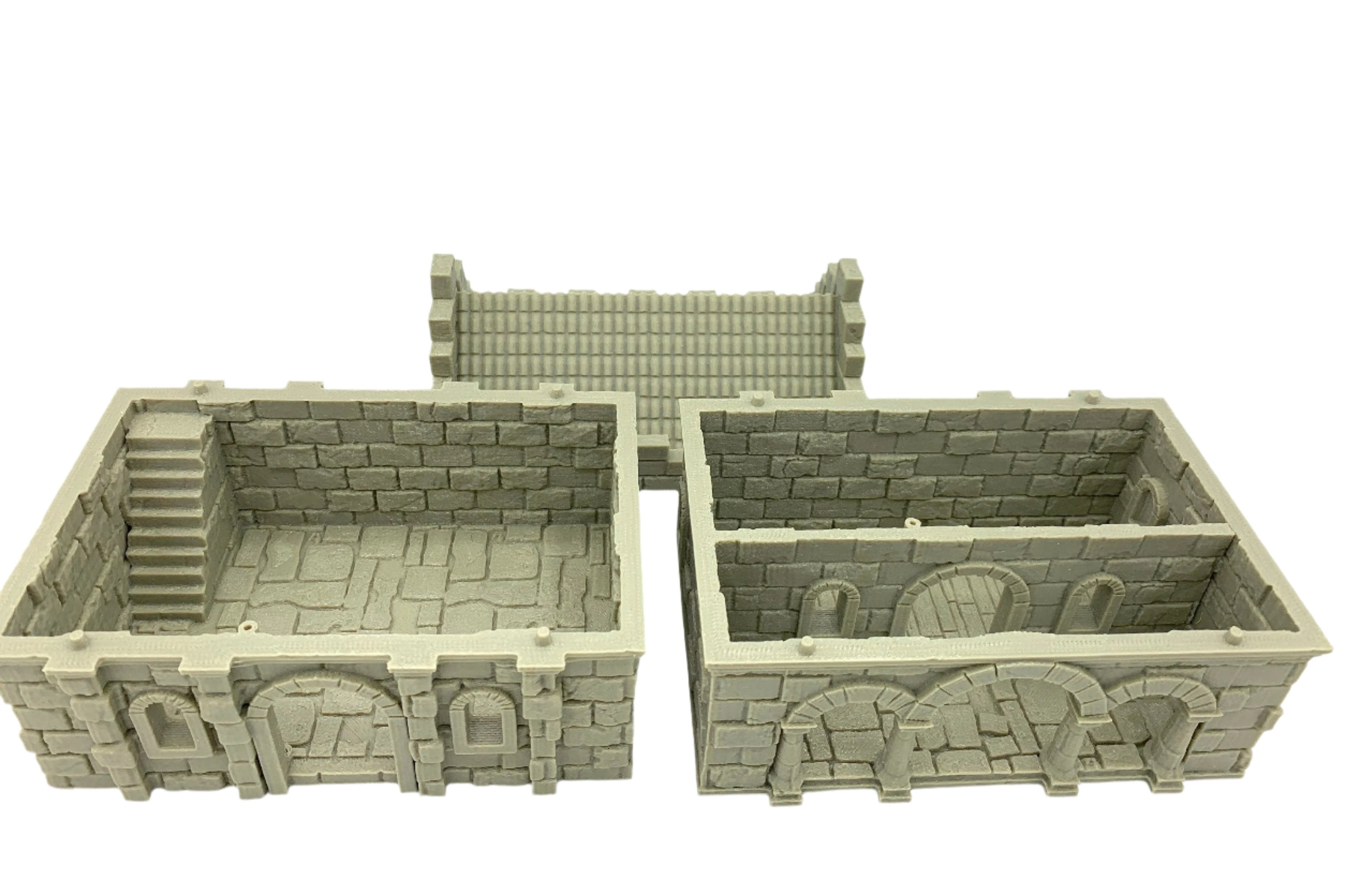 Arkenfel House 1 / Dark Realms Terrain / RPG and Wargame 3d Printed Tabletop Terrain / Licensed Printer