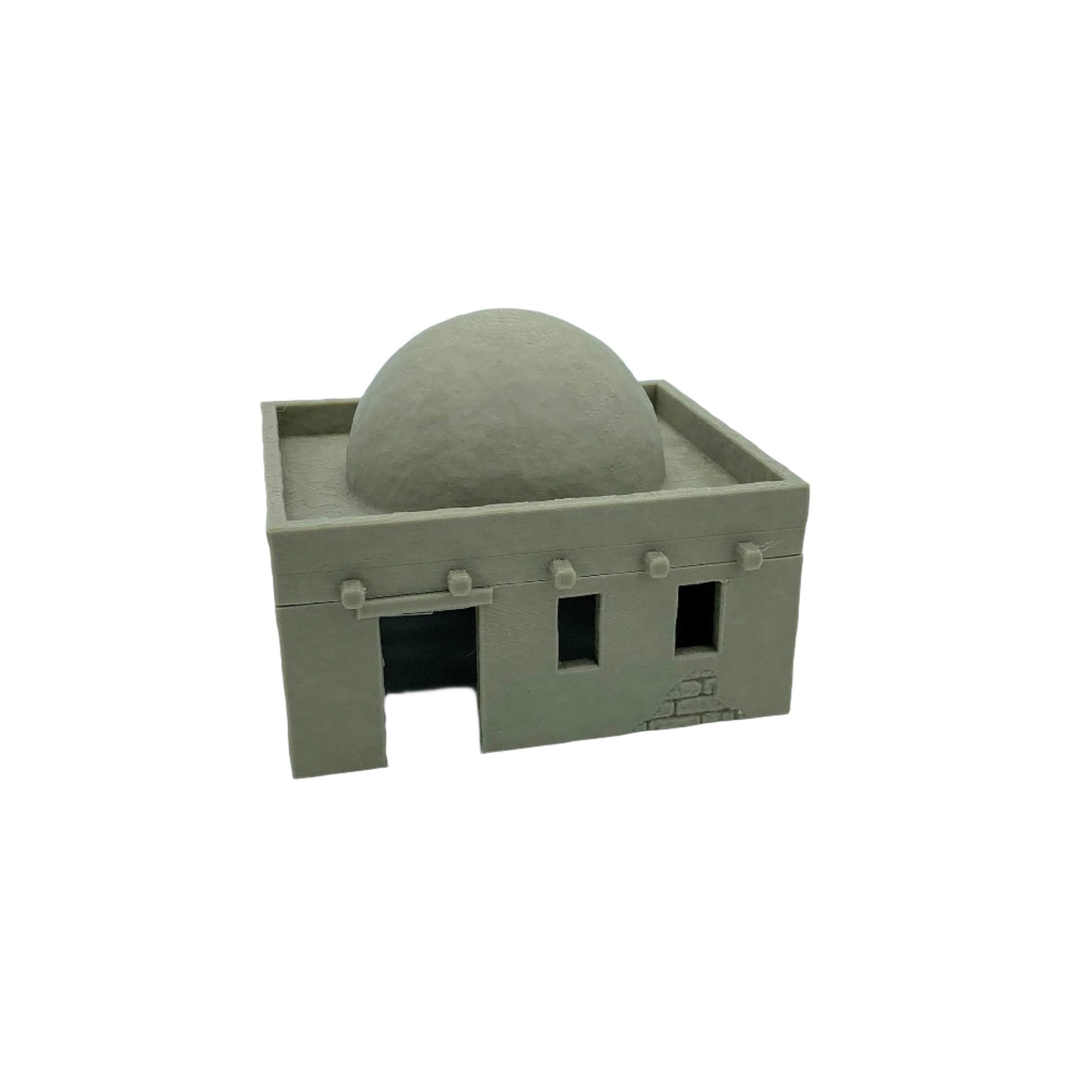 3d Printed Desert House Set Domed Roof Version / SW Legion, Sci-Fi, Historical / Tabletop Wargaming Terrain / Print to Order