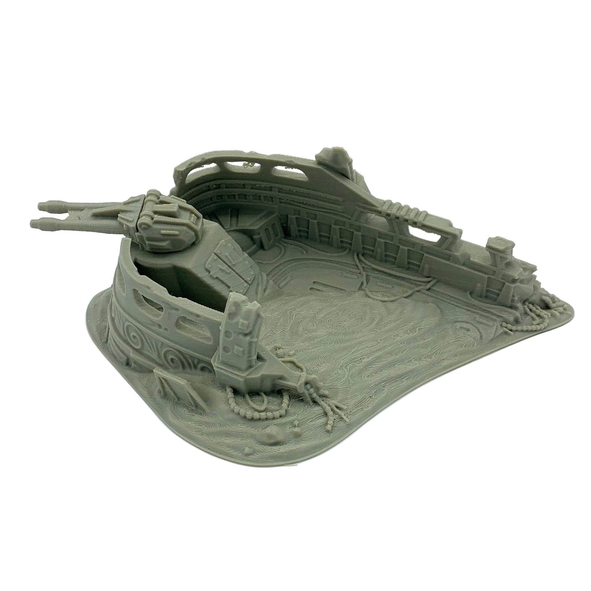 Sci_Fi Downed Skiff by Jesús Labiano / Licensed On-Line Printer / Print to Order
