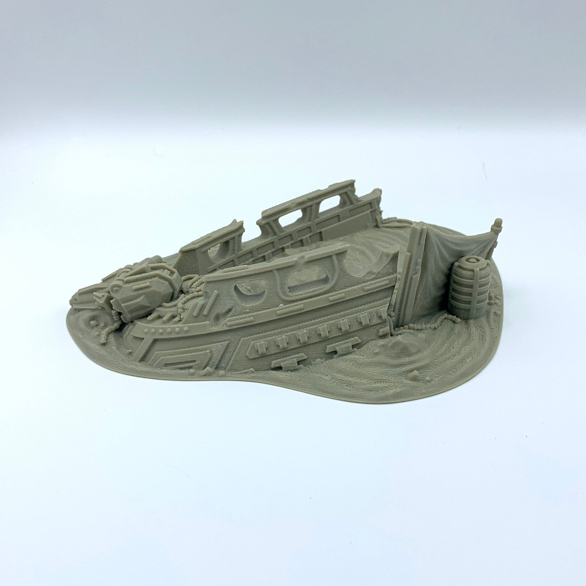 Sci_Fi Downed Skiff by Jesús Labiano / Licensed On-Line Printer / Print to Order