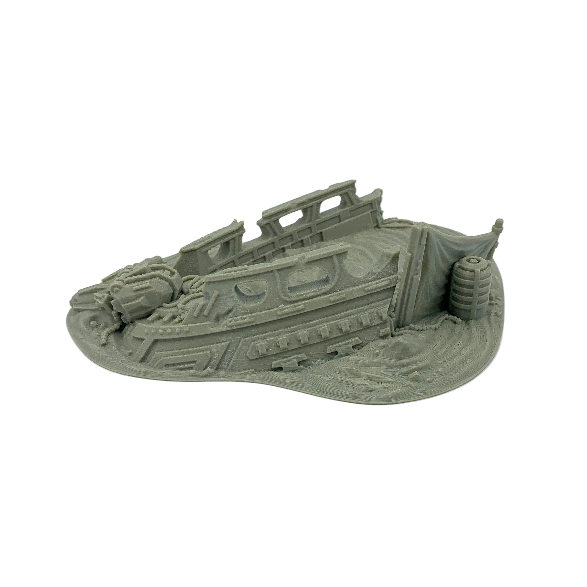 Sci_Fi Downed Skiff by Jesús Labiano / Licensed On-Line Printer / Print to Order