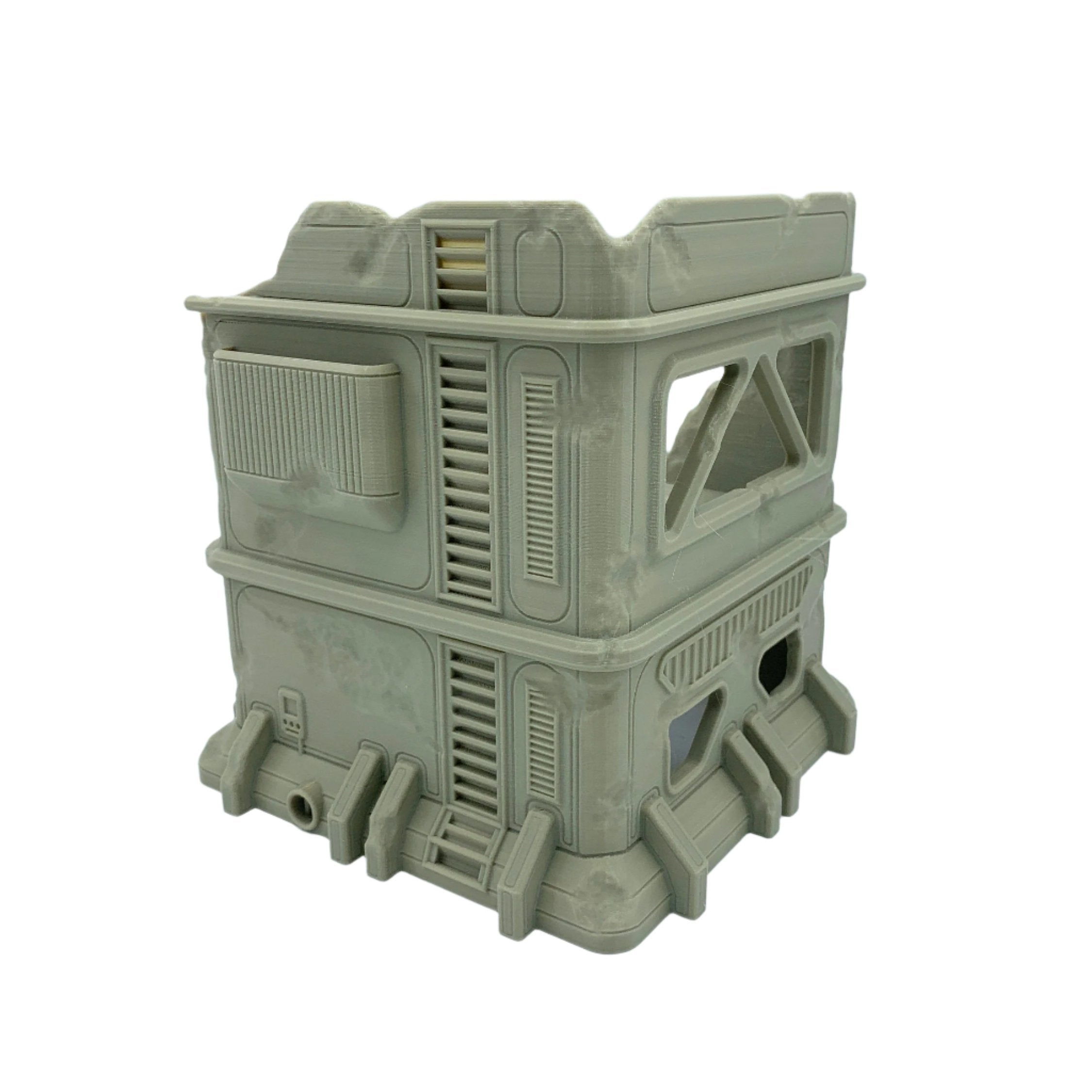 3d Printed Sci-Fi Urban Ruin #5 / Imperial Terrain Licensed On-Line Printer / Print to Order