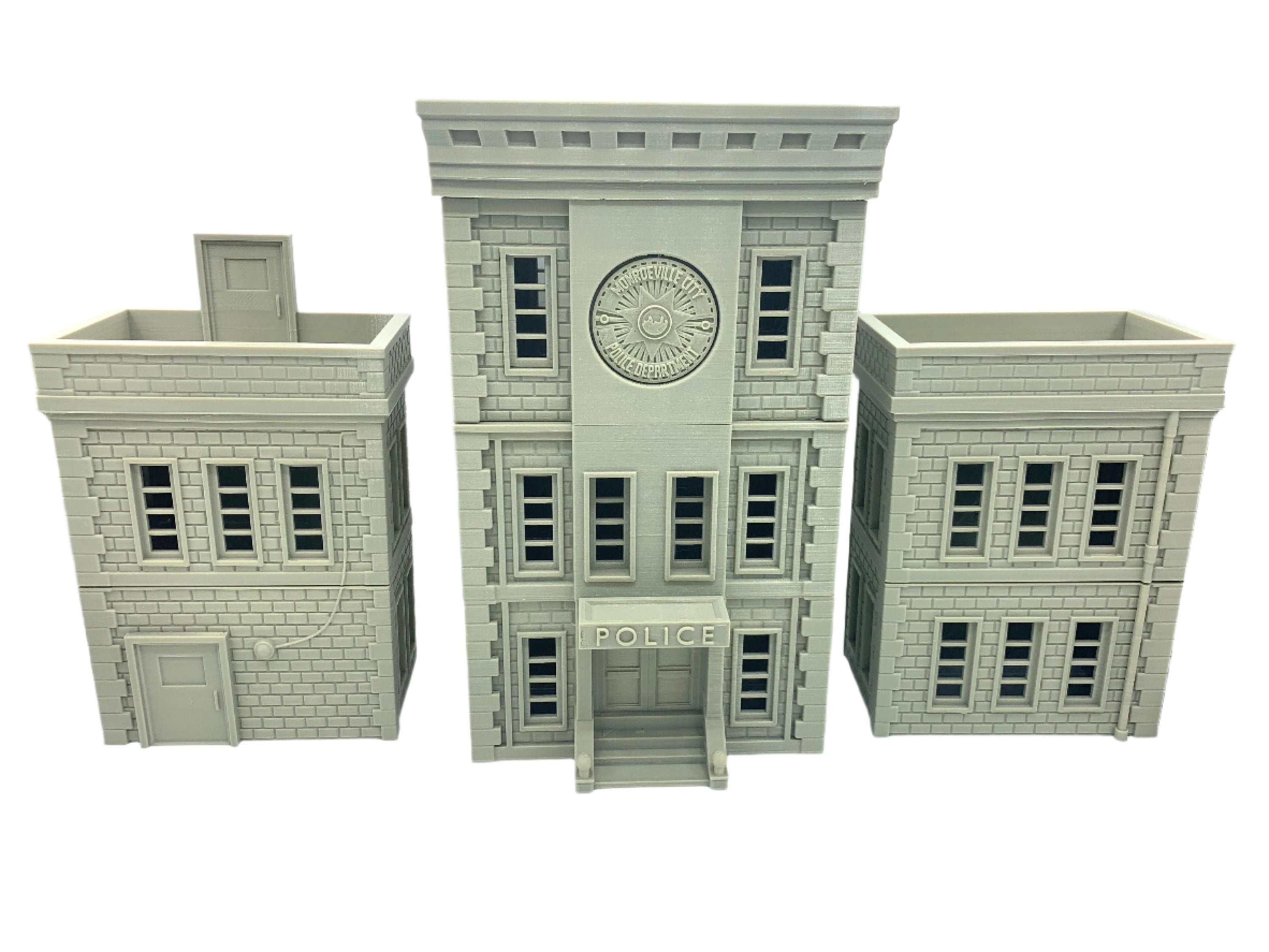 3d Printed Police Station / Crisis Protocol Compatible Option / Corvus Games Terrain Licensed Printer / Print to Order