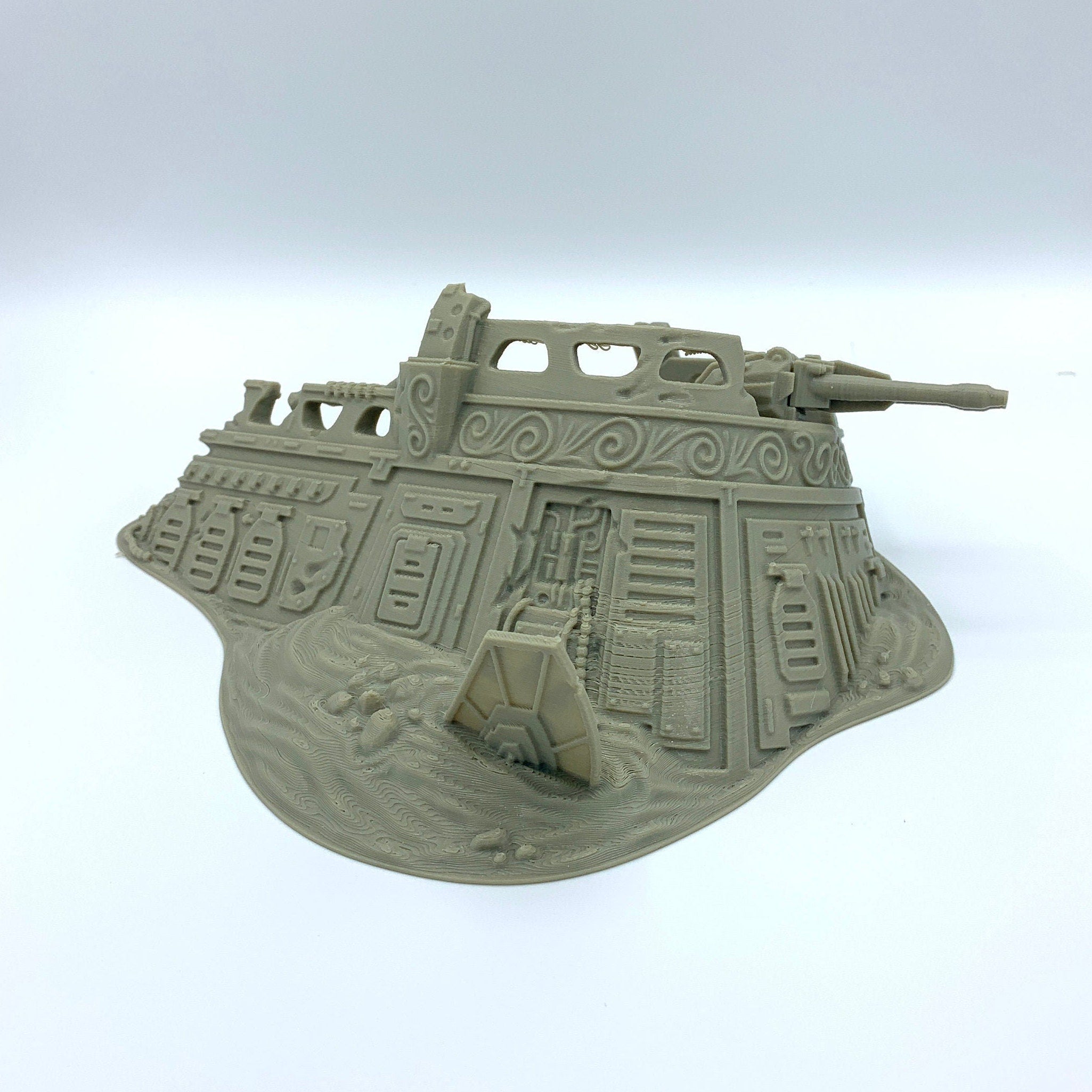 Sci_Fi Downed Skiff by Jesús Labiano / Licensed On-Line Printer / Print to Order