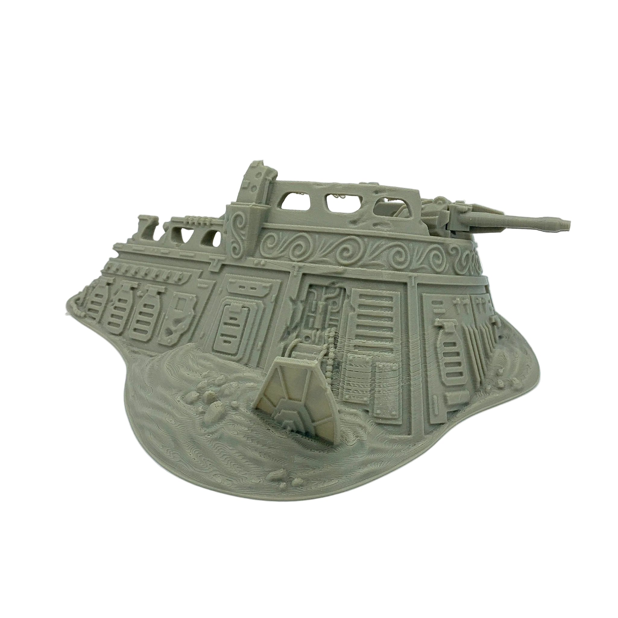 Sci_Fi Downed Skiff by Jesús Labiano / Licensed On-Line Printer / Print to Order