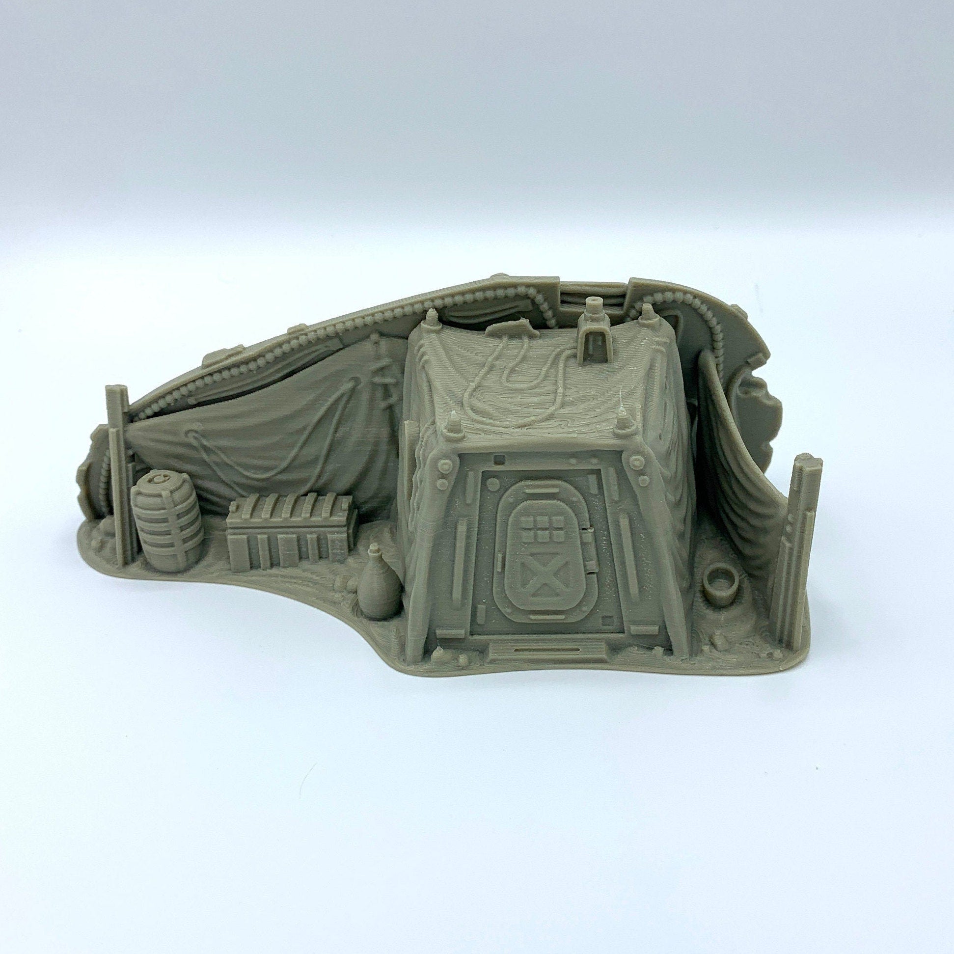 Sci_Fi Downed Skiff by Jesús Labiano / Licensed On-Line Printer / Print to Order