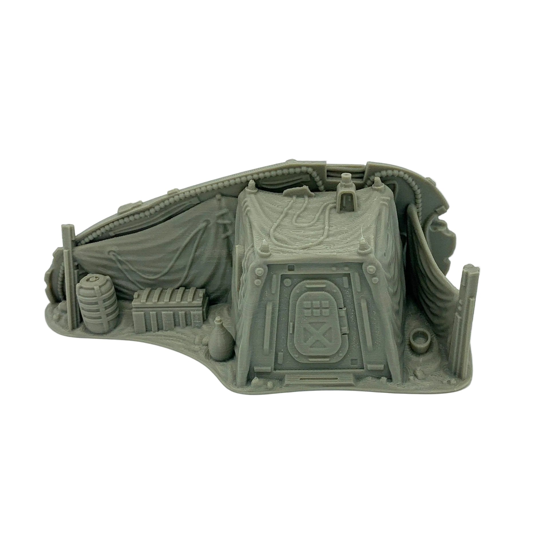 Sci_Fi Downed Skiff by Jesús Labiano / Licensed On-Line Printer / Print to Order