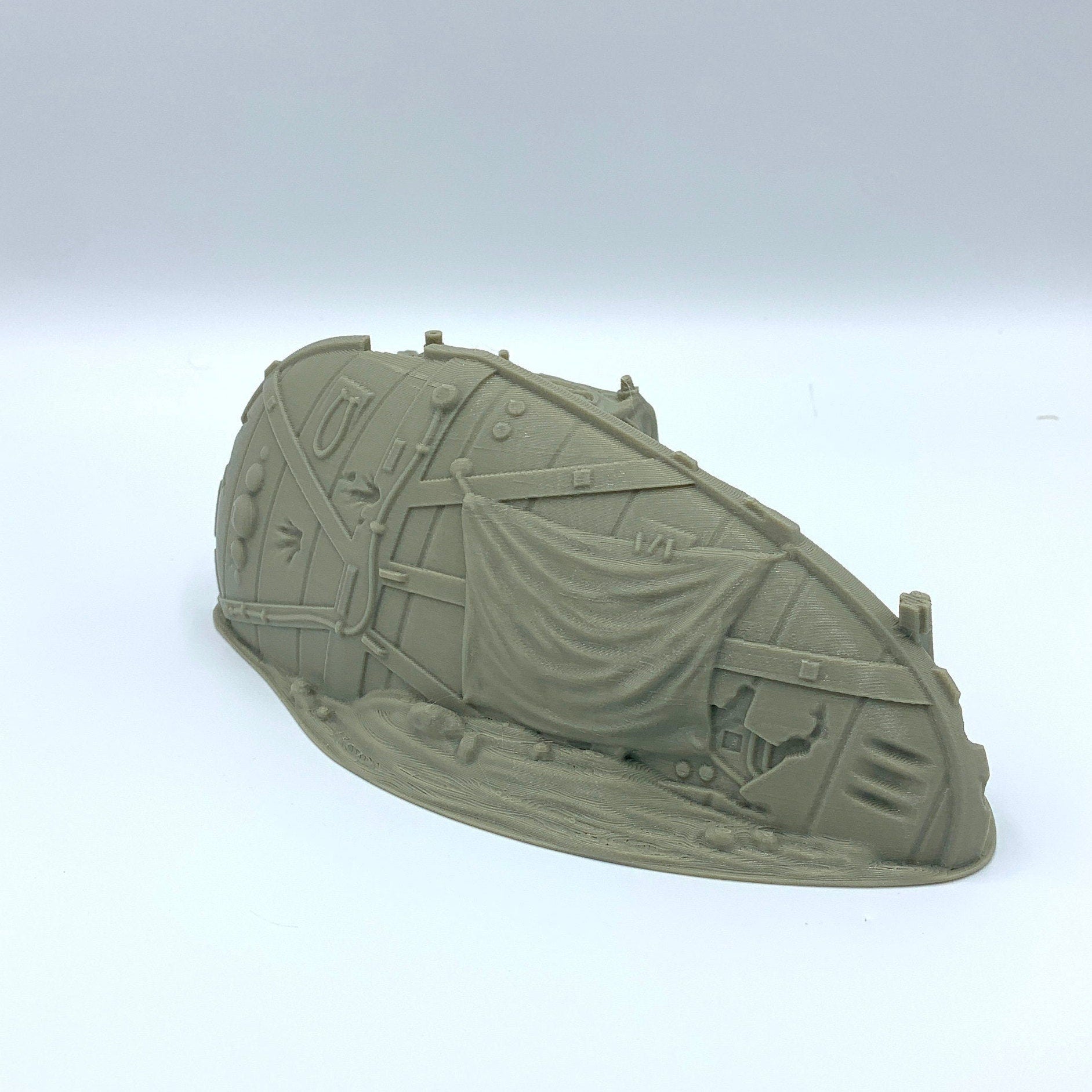 Sci_Fi Downed Skiff by Jesús Labiano / Licensed On-Line Printer / Print to Order