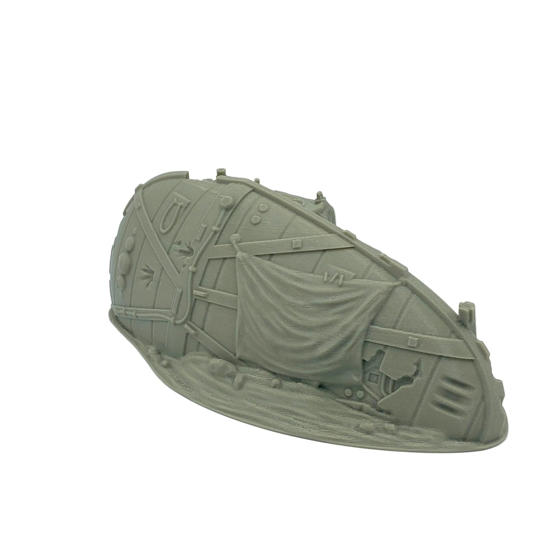 Sci_Fi Downed Skiff by Jesús Labiano / Licensed On-Line Printer / Print to Order
