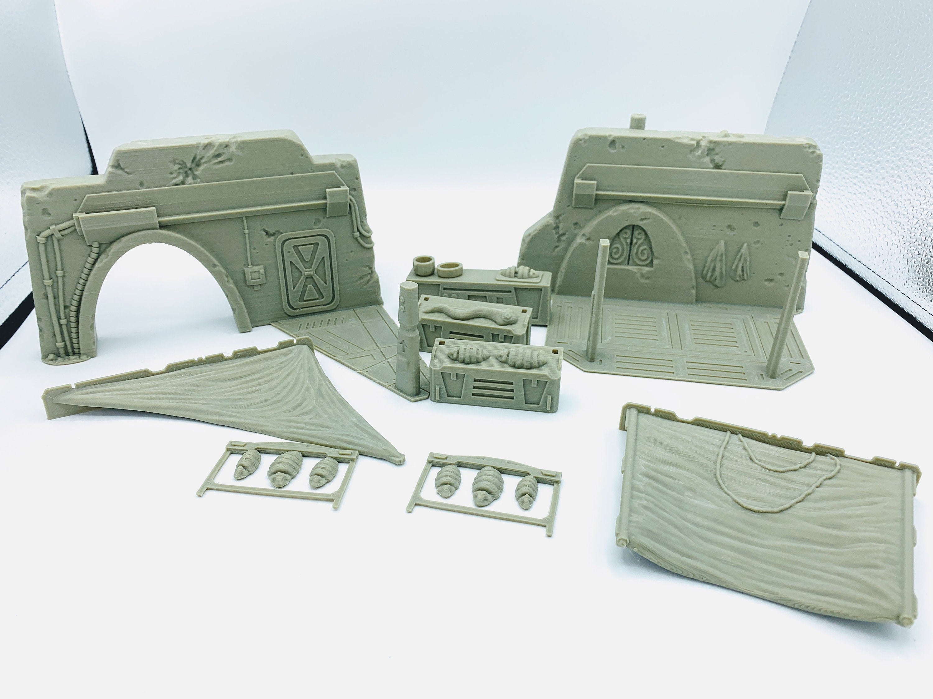 Outpost Bazaar by Jesús Labiano / Licensed On-Line Printer / Print to Order