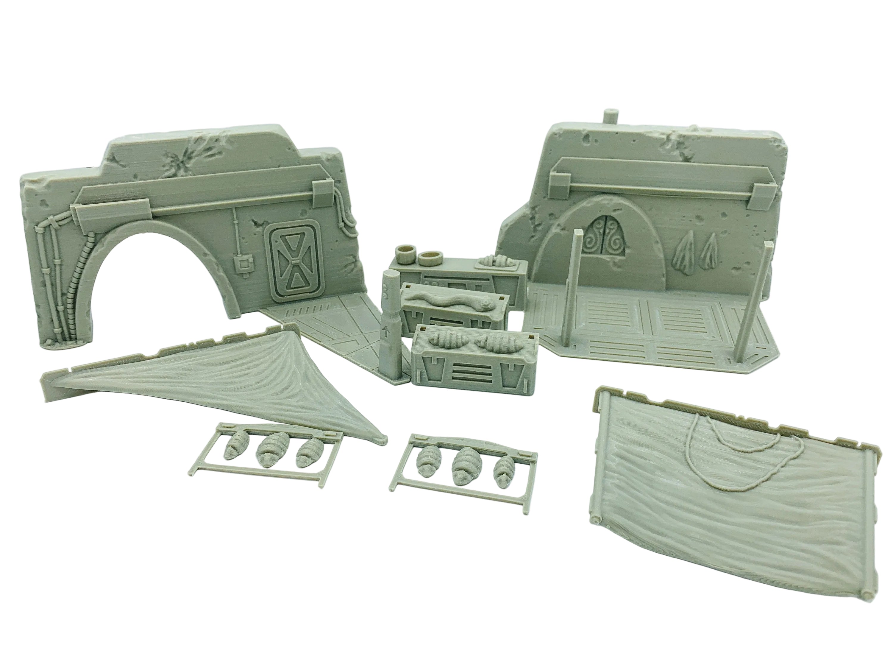 Outpost Bazaar by Jesús Labiano / Licensed On-Line Printer / Print to Order