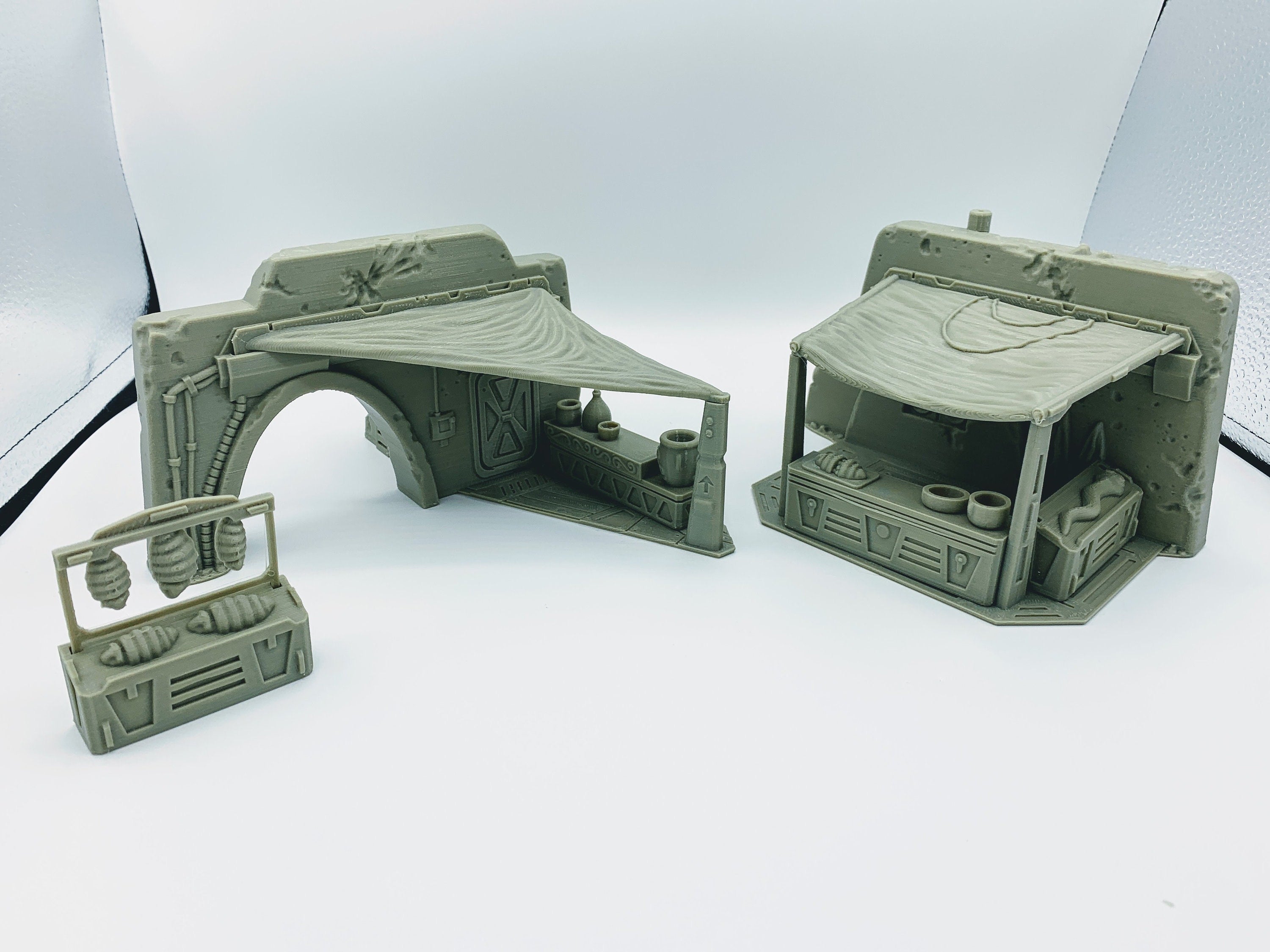 Outpost Bazaar by Jesús Labiano / Licensed On-Line Printer / Print to Order