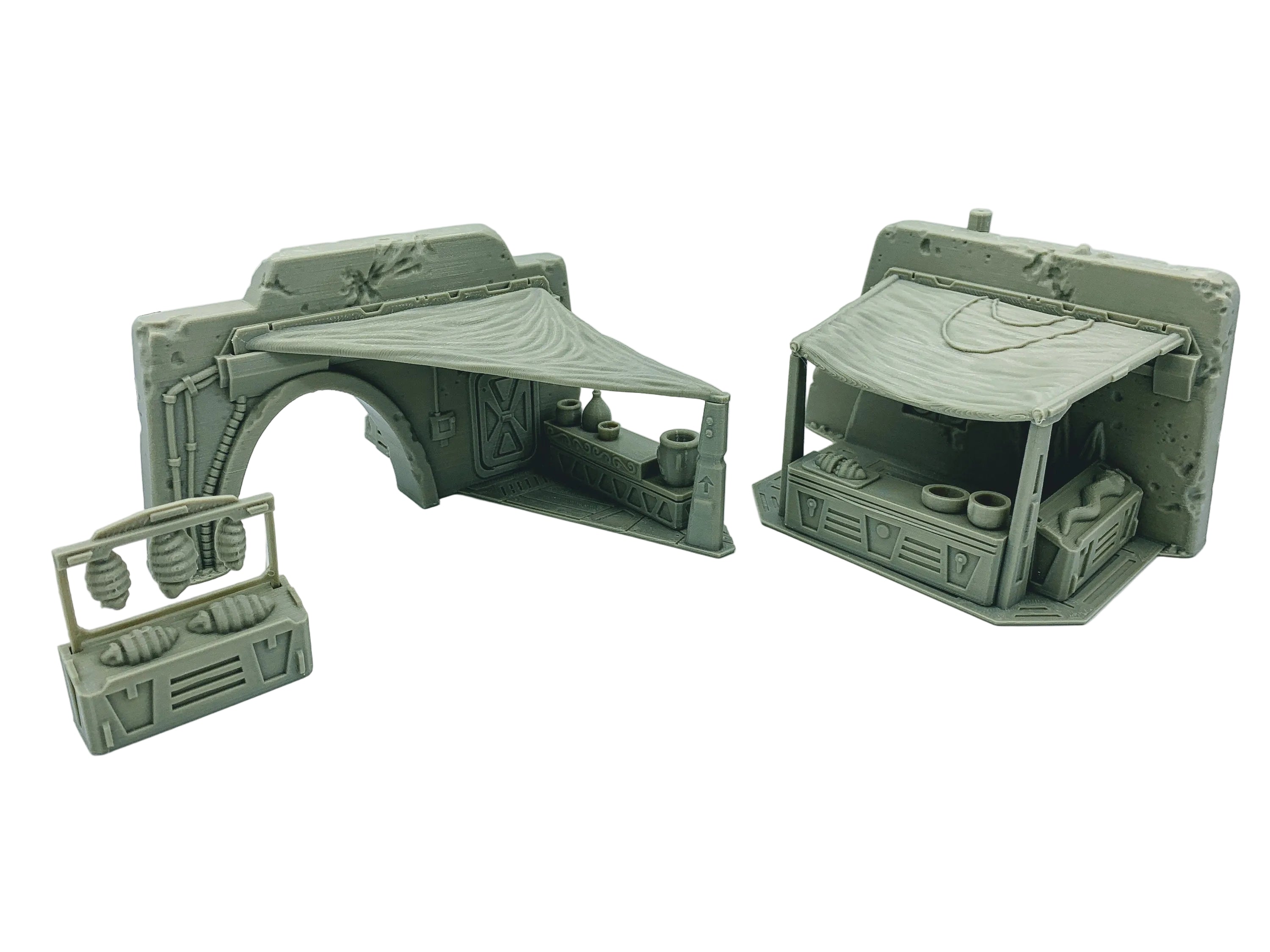 Outpost Bazaar by Jesús Labiano / Licensed On-Line Printer / Print to Order