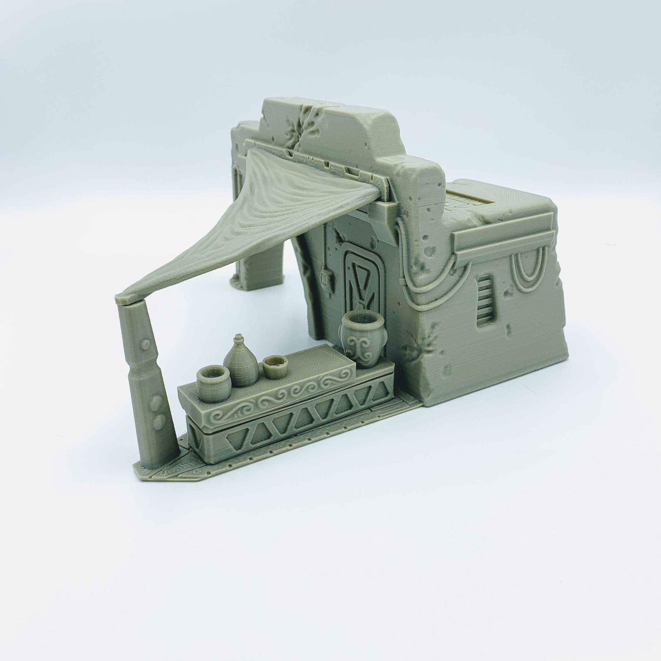 Outpost Bazaar by Jesús Labiano / Licensed On-Line Printer / Print to Order