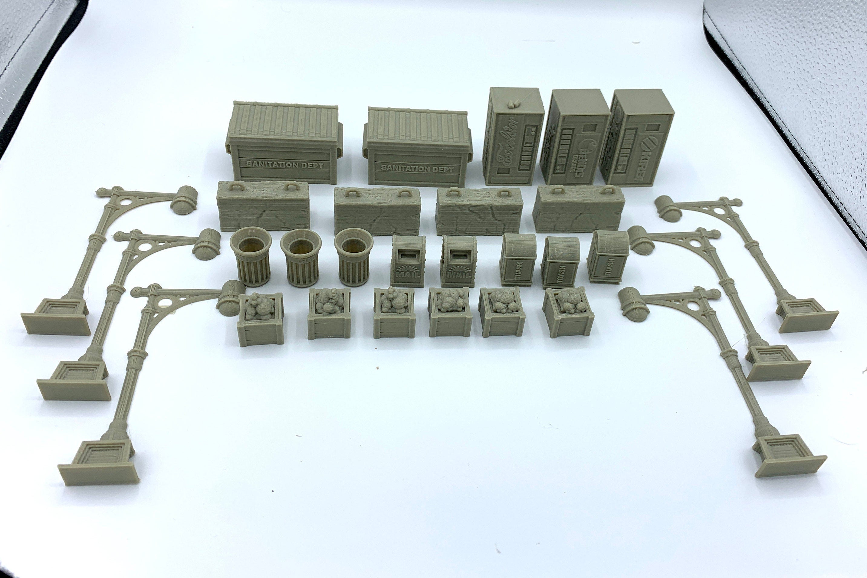 Urban Scatter Pack 1 / Crisis Protocol Compatible Option / Corvus Games Terrain Licensed Printer / 3d Printed to Order