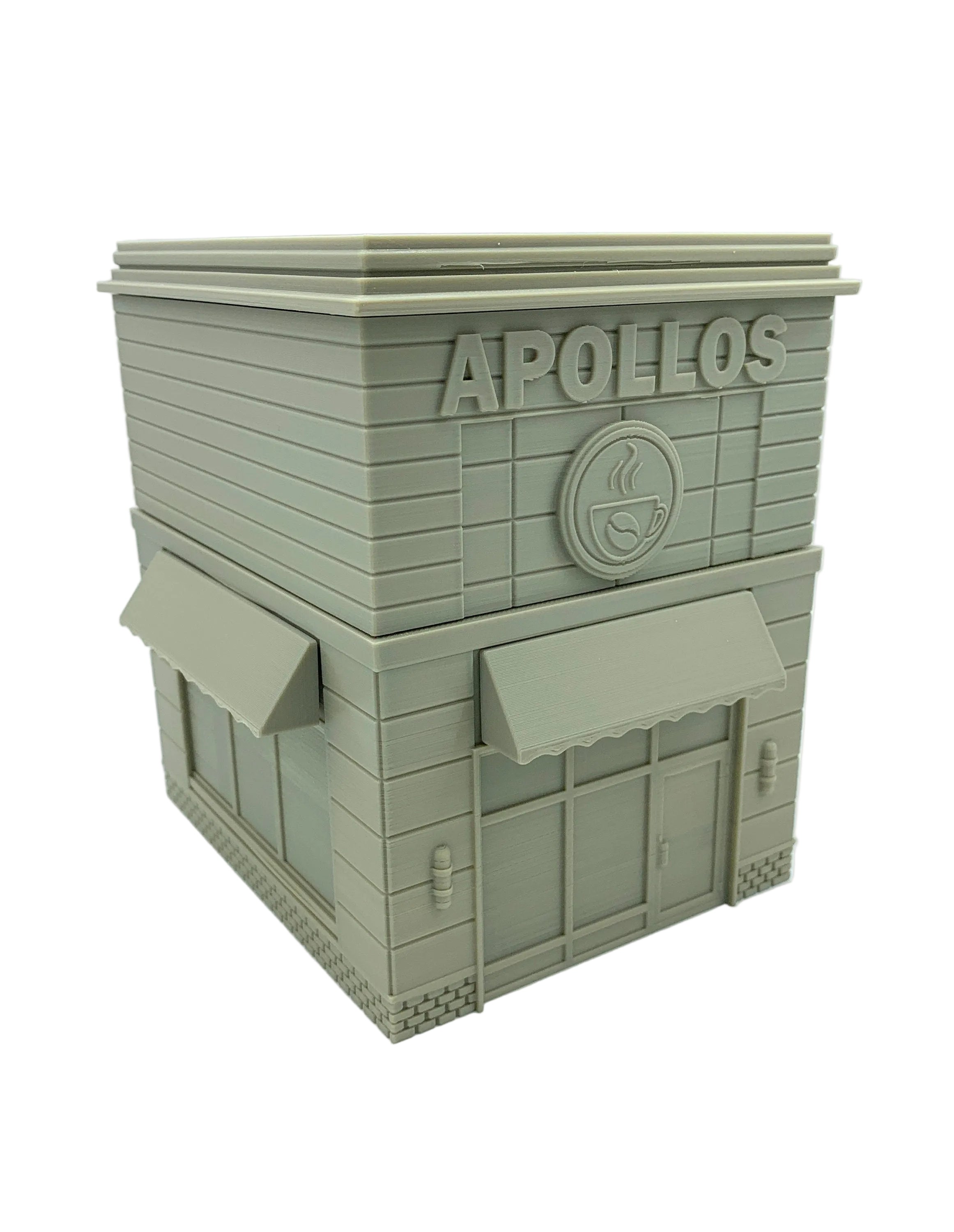Apollos Coffee Shop / Crisis Protocol Compatible Option / Corvus Games Terrain Licensed Printer / Print to Order
