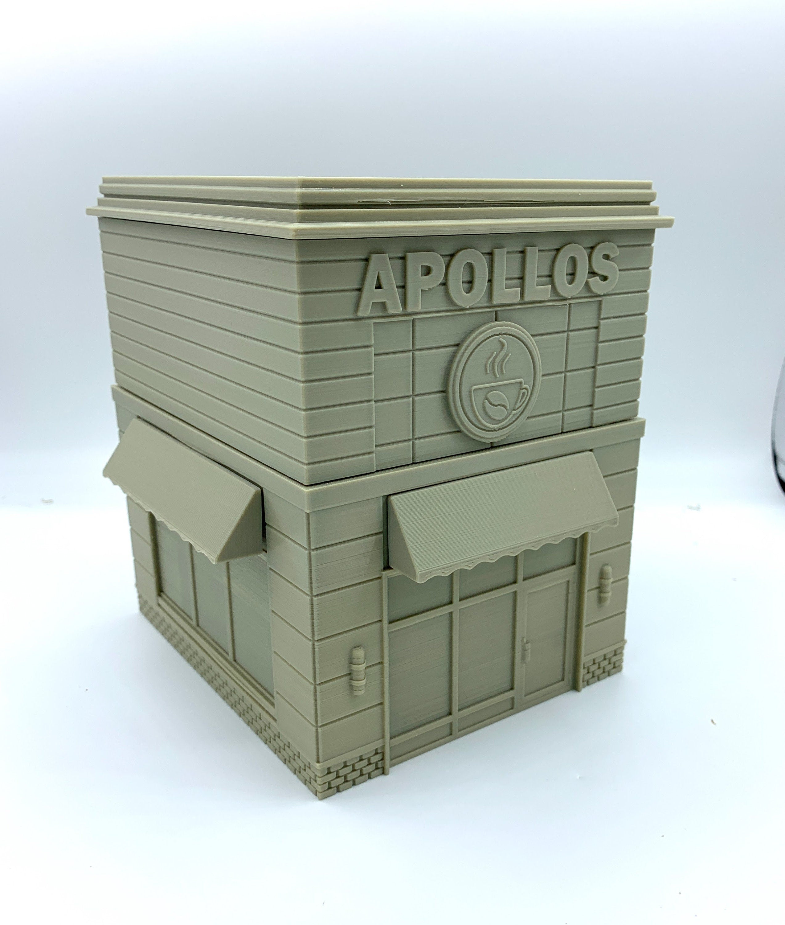 Apollos Coffee Shop / Crisis Protocol Compatible Option / Corvus Games Terrain Licensed Printer / Print to Order